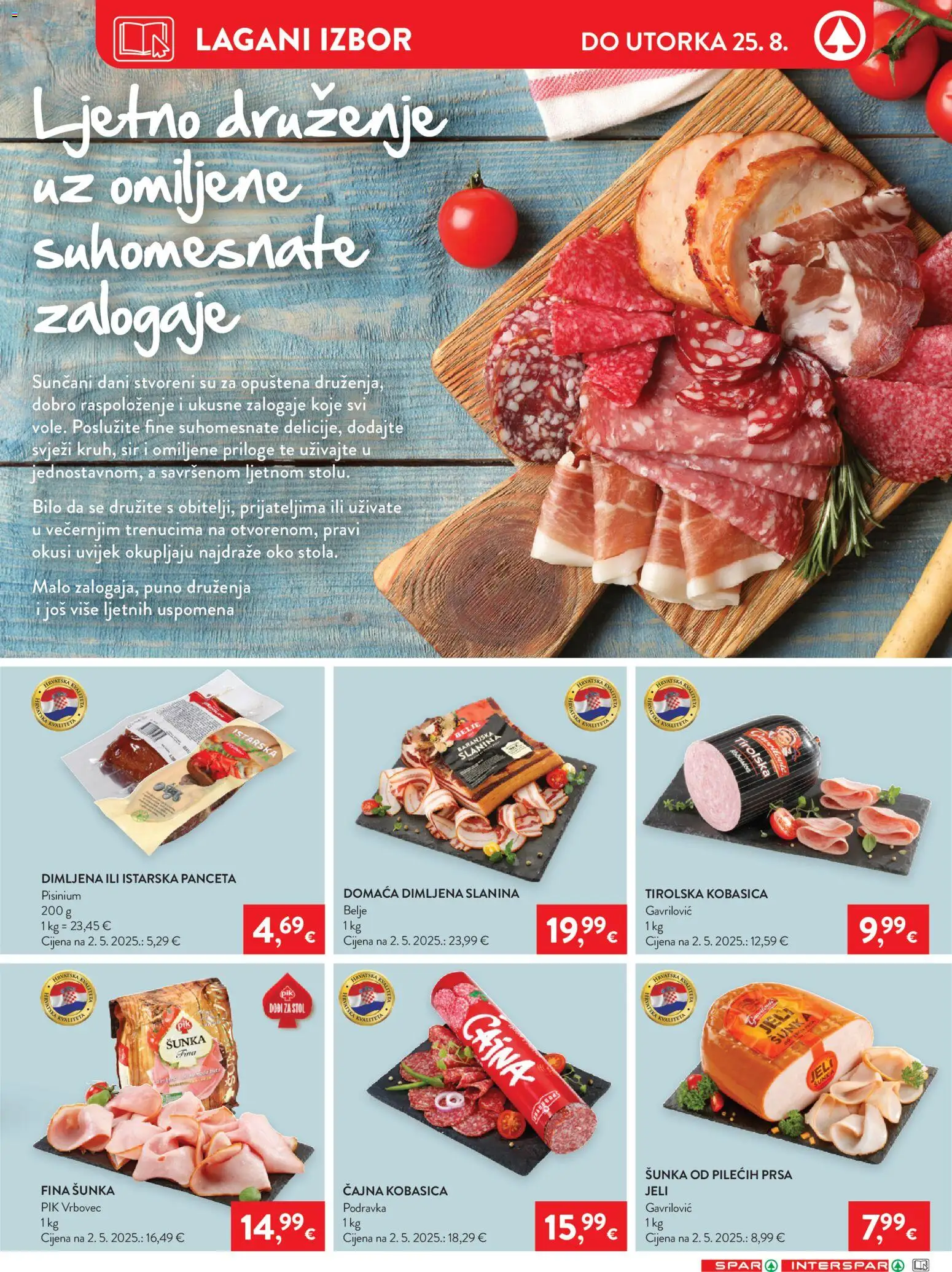 Spar katalog akcija strana 10 – vrijedi od 19.8. do 25.8.2026.