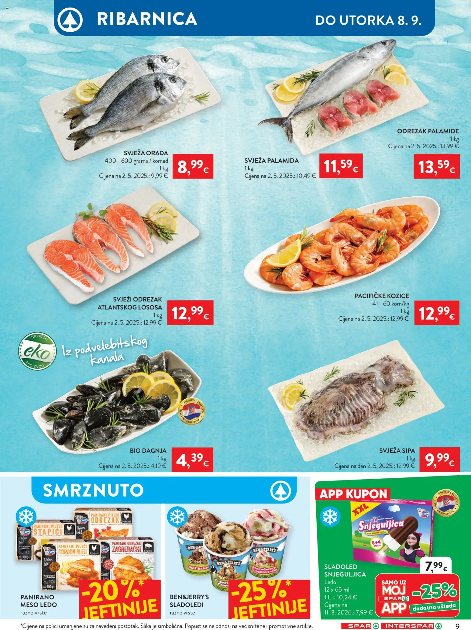 Spar katalog akcija strana 11 – vrijedi od 2.9. do 8.9.2026.
