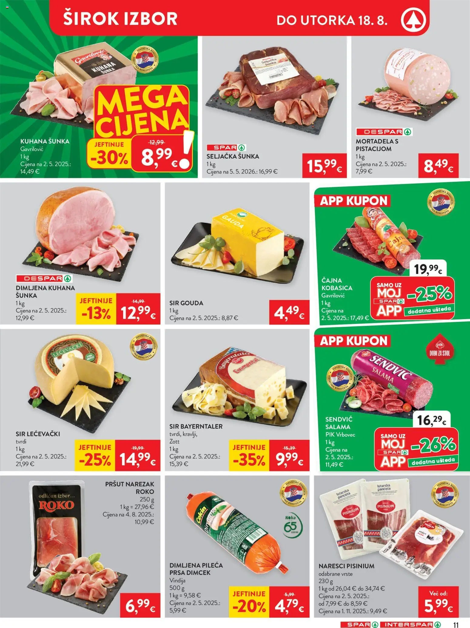 Spar katalog akcija strana 12 – vrijedi od 12.8. do 18.8.2026.