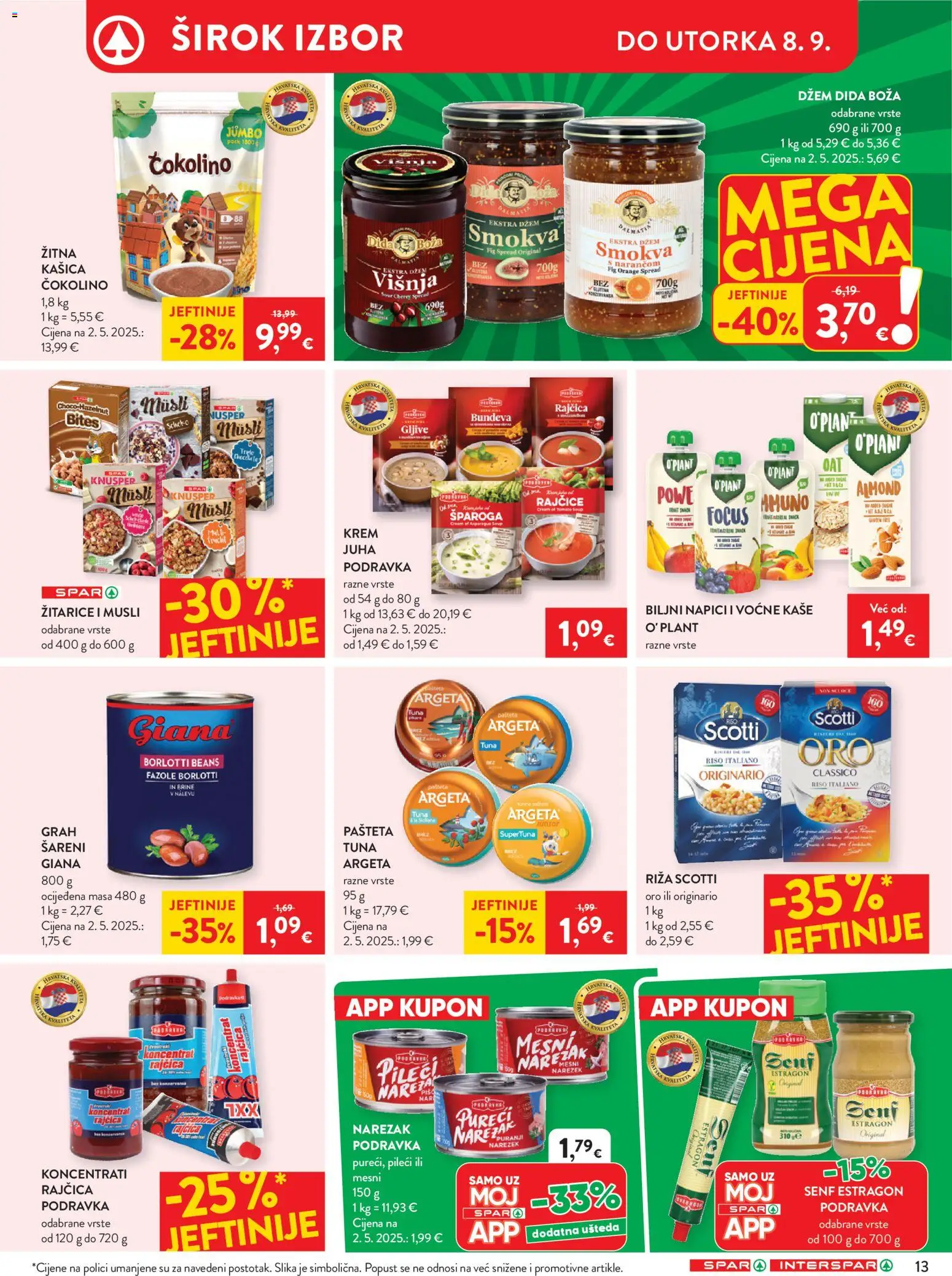 Spar katalog akcija strana 15 – vrijedi od 2.9. do 8.9.2026.