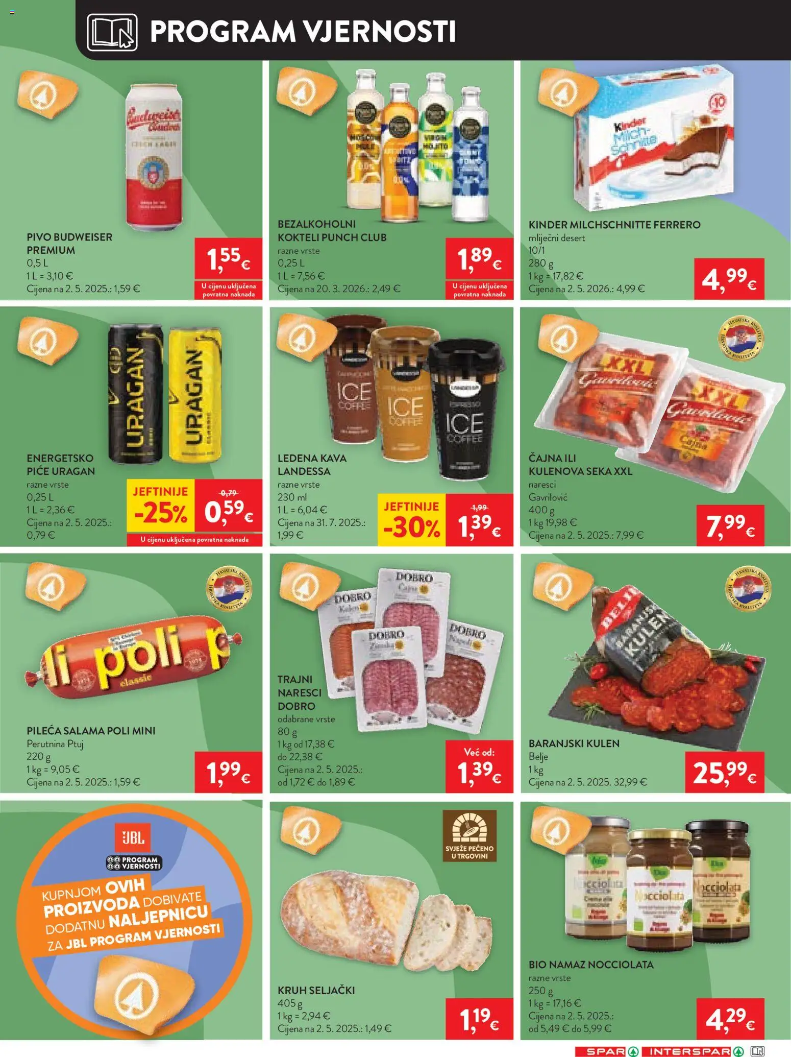Spar katalog akcija strana 16 – vrijedi od 29.7. do 4.8.2026.