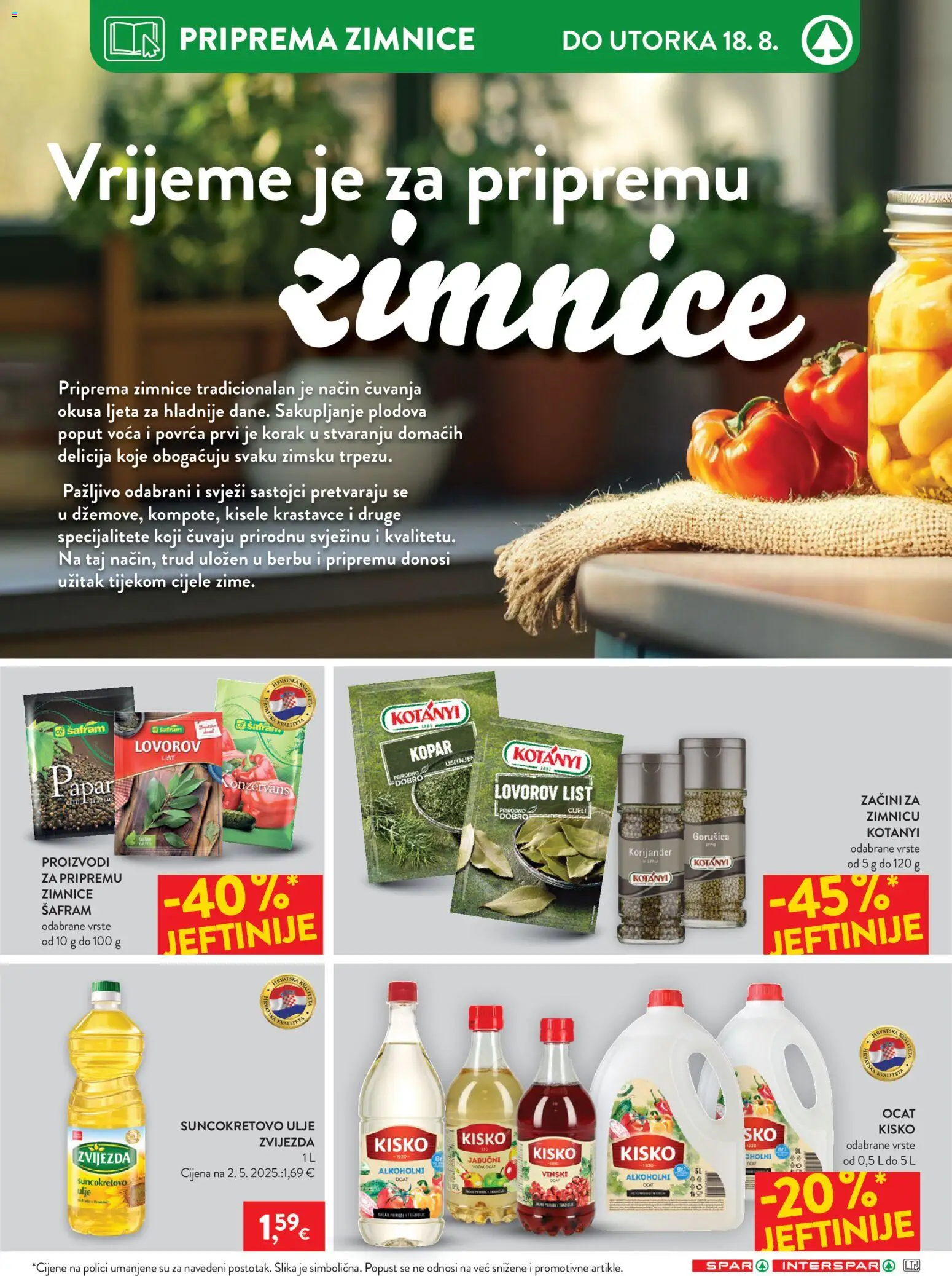 Spar katalog akcija strana 16 – vrijedi od 12.8. do 18.8.2026.