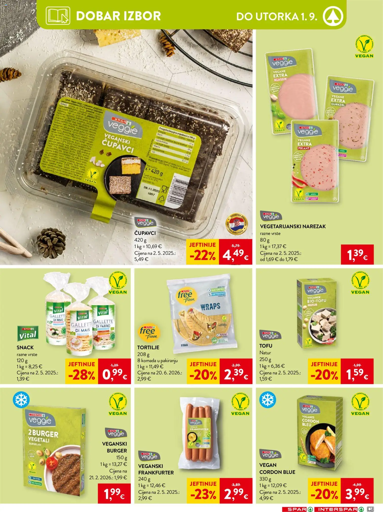Spar katalog akcija strana 16 – vrijedi od 26.8. do 1.9.2026.