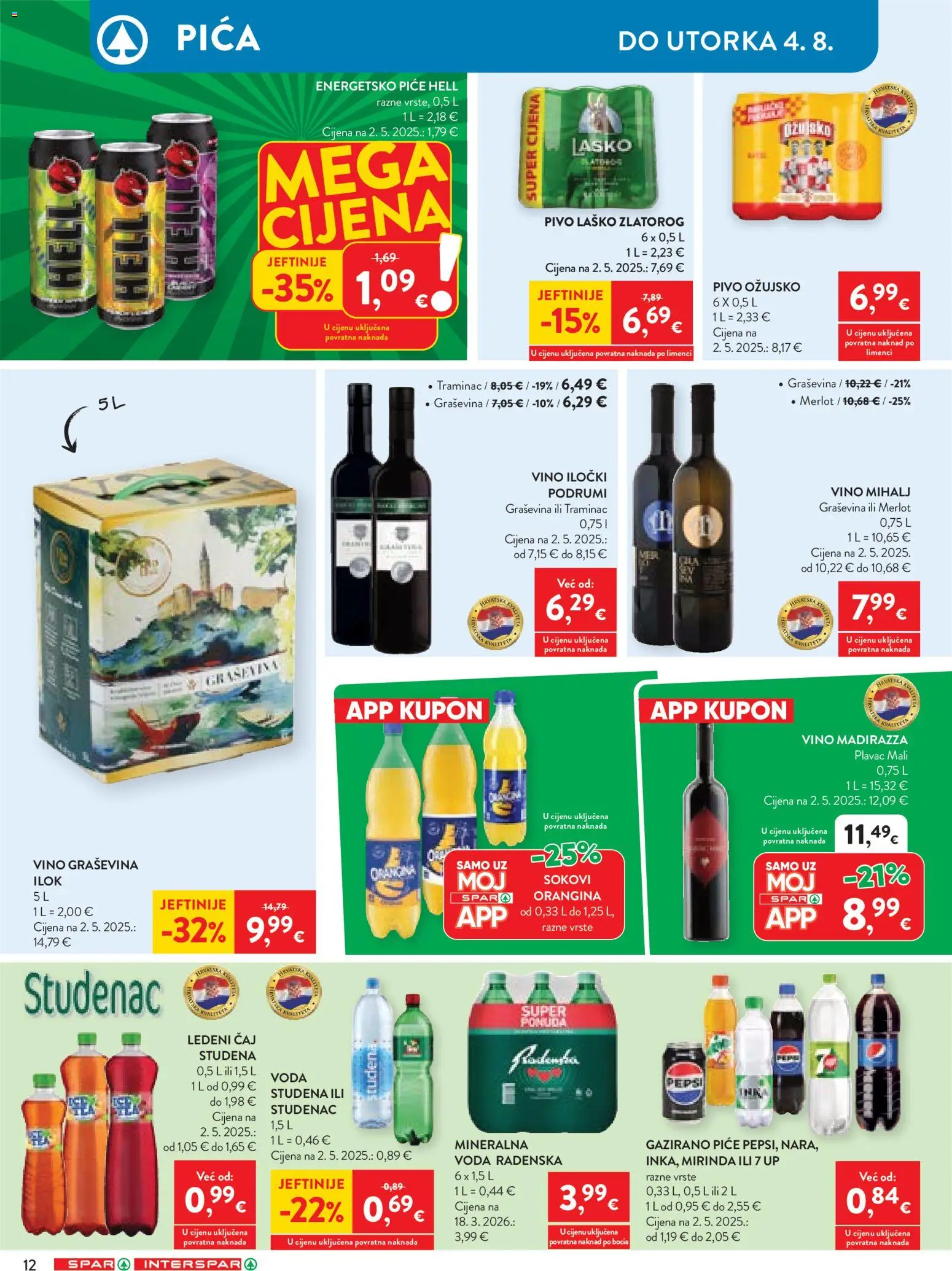 Spar katalog akcija strana 19 – vrijedi od 29.7. do 4.8.2026.