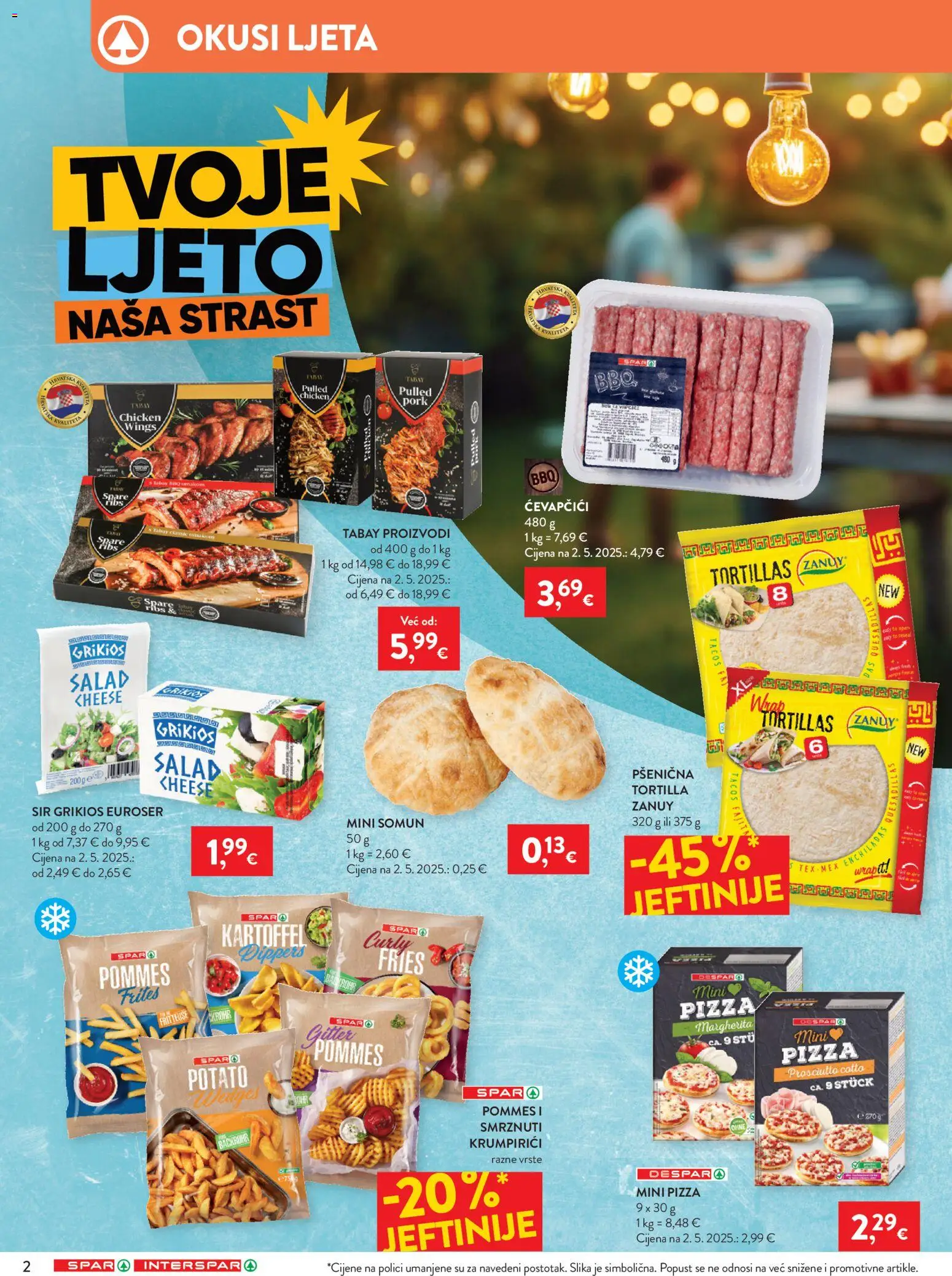 Spar katalog akcija strana 2 – vrijedi od 12.8. do 18.8.2026.