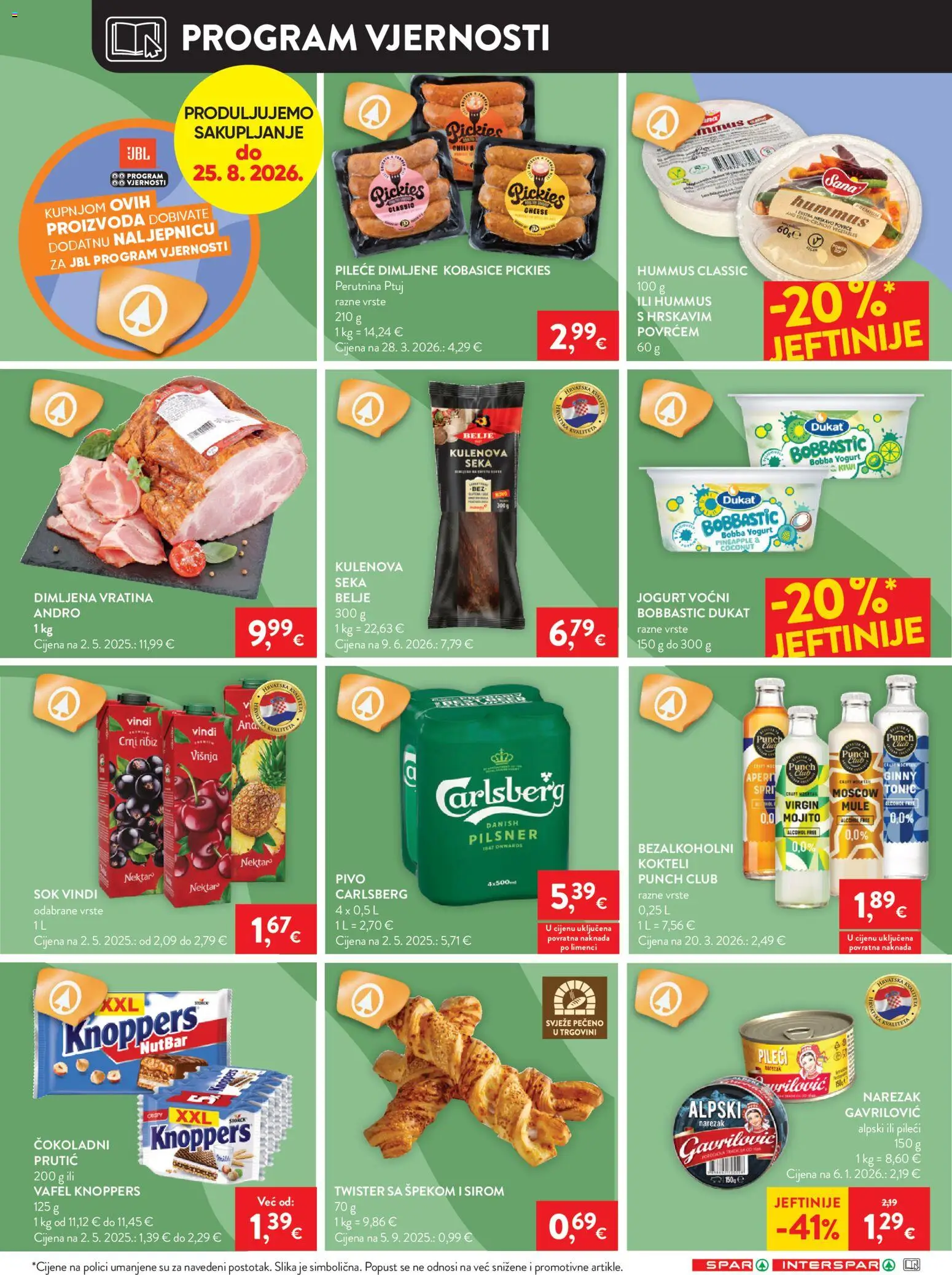 Spar katalog akcija strana 20 – vrijedi od 12.8. do 18.8.2026.
