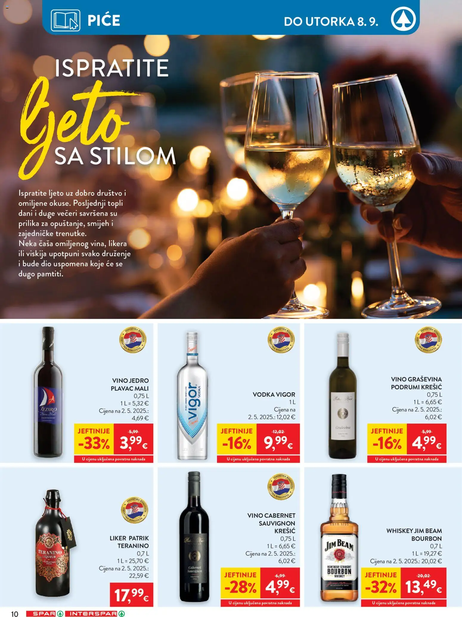Spar katalog akcija strana 20 – vrijedi od 2.9. do 8.9.2026.