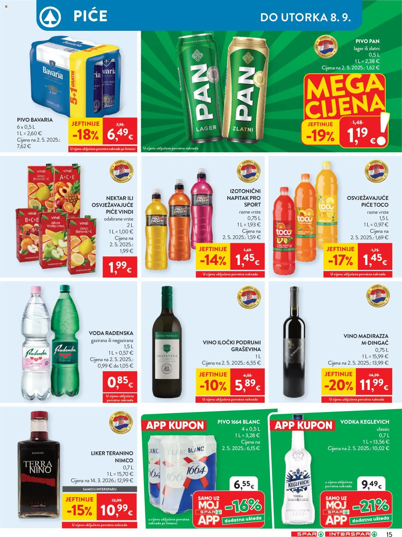Spar katalog akcija strana 21 – vrijedi od 2.9. do 8.9.2026.