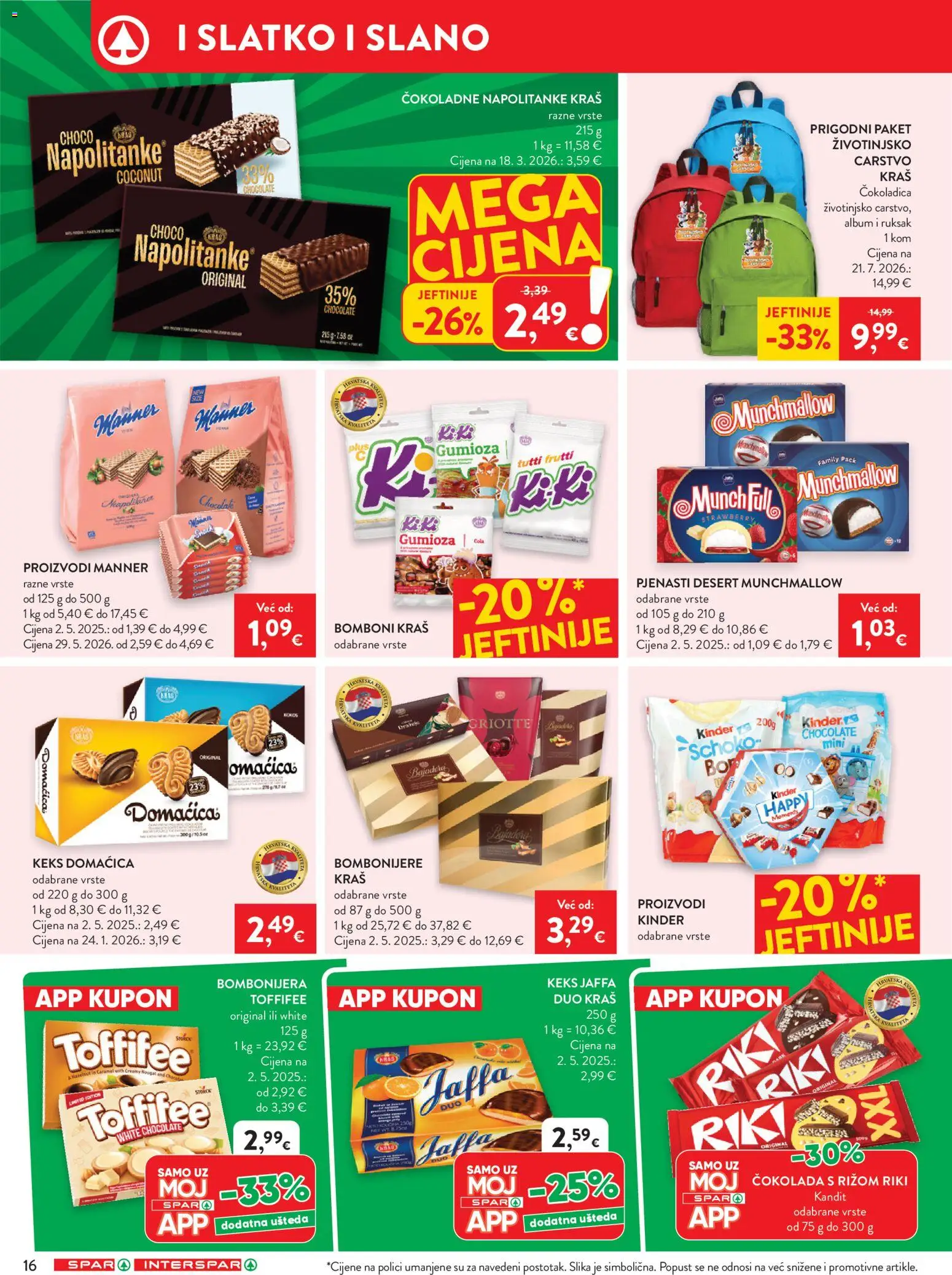 Spar katalog akcija strana 22 – vrijedi od 26.8. do 1.9.2026.