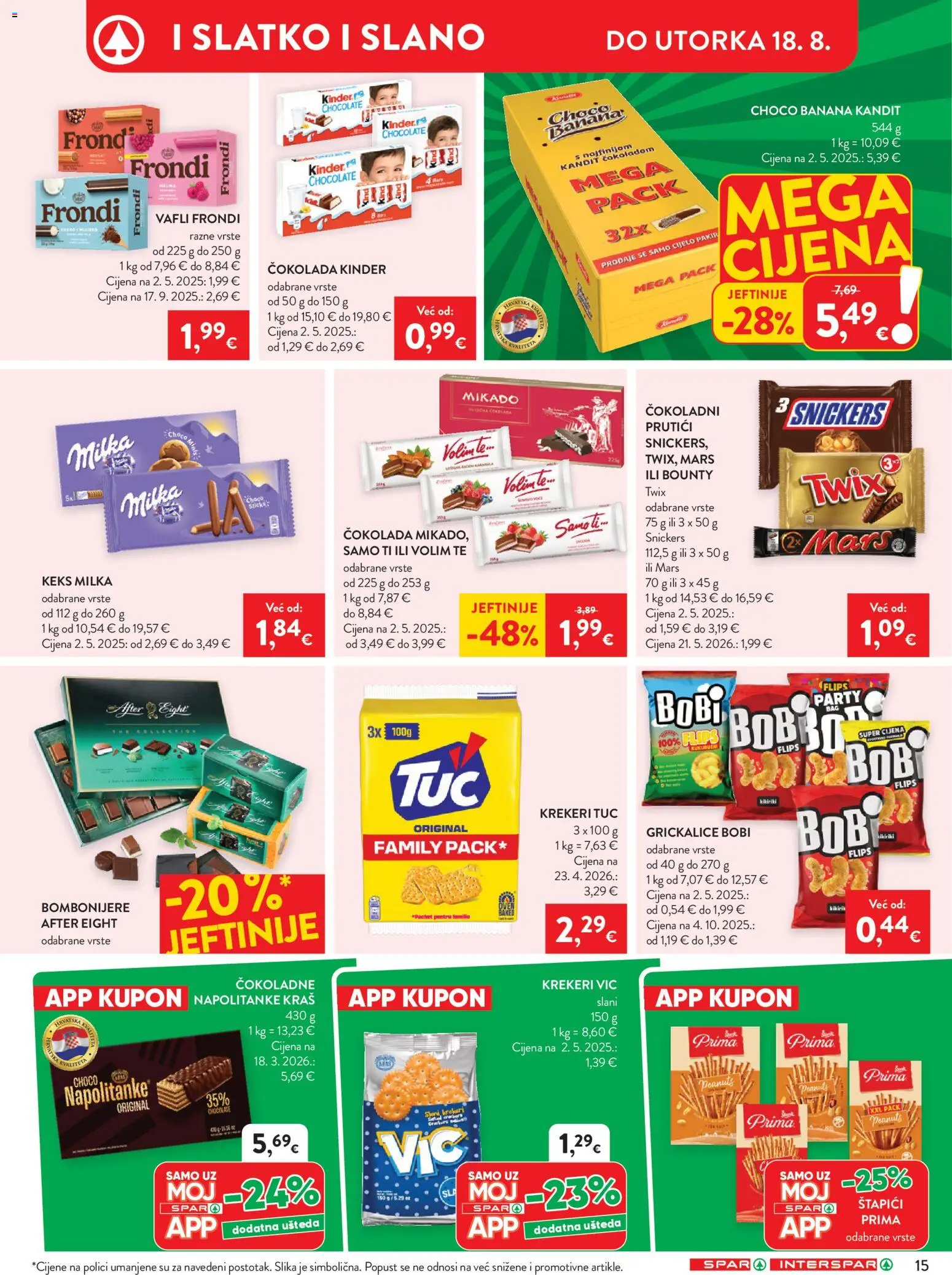 Spar katalog akcija strana 23 – vrijedi od 12.8. do 18.8.2026.