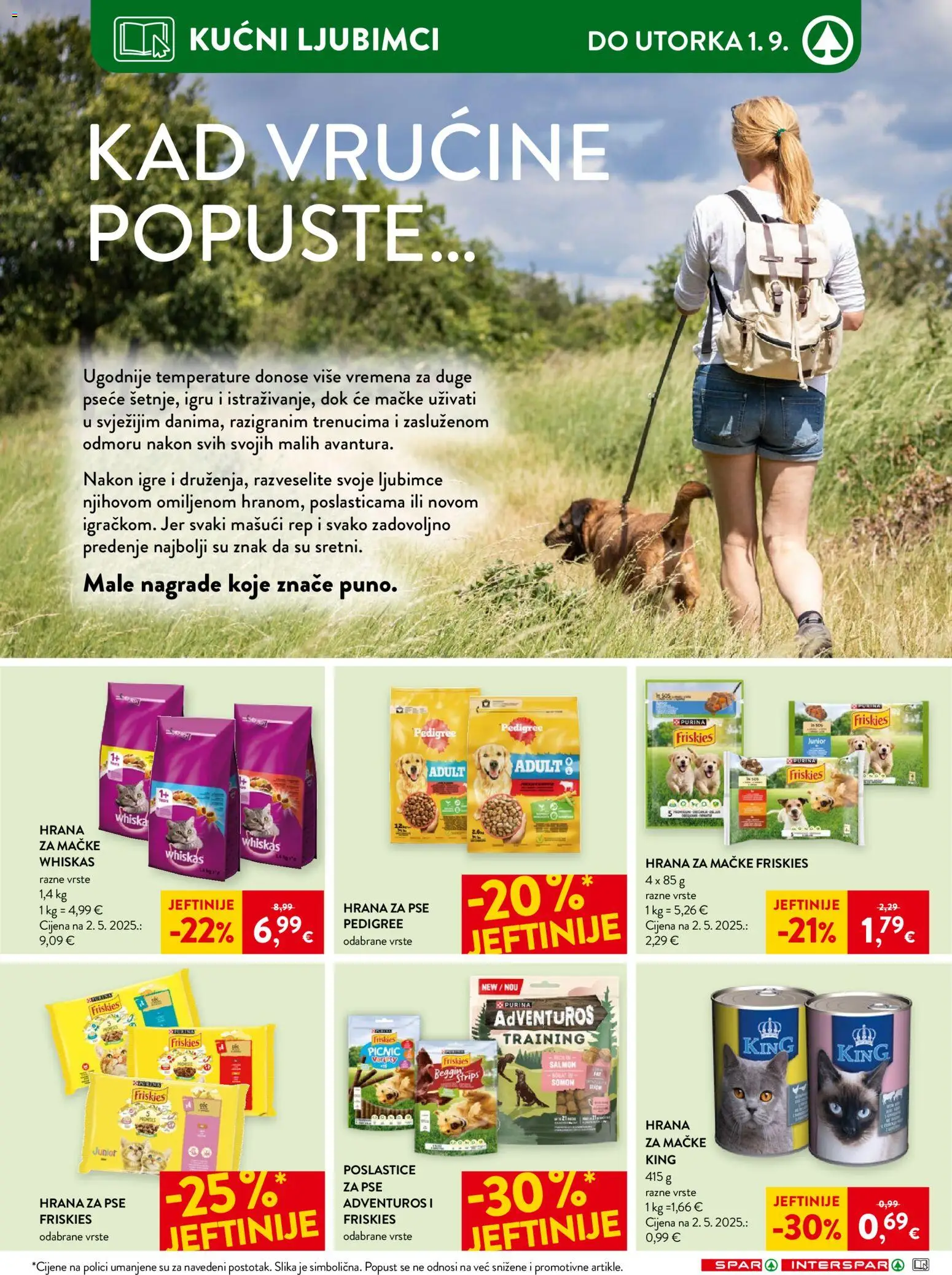 Spar katalog akcija strana 25 – vrijedi od 26.8. do 1.9.2026.