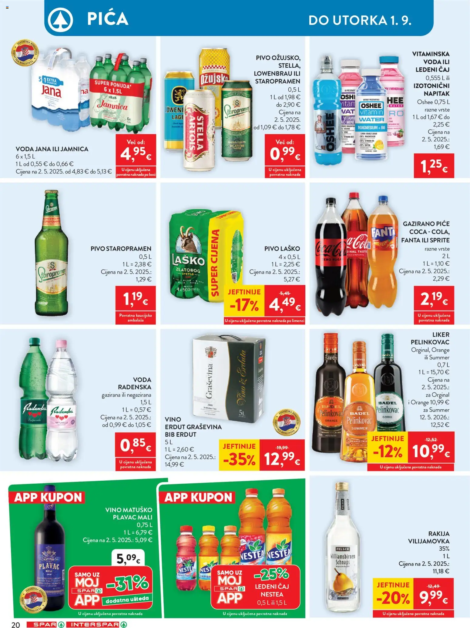 Spar katalog akcija strana 26 – vrijedi od 26.8. do 1.9.2026.