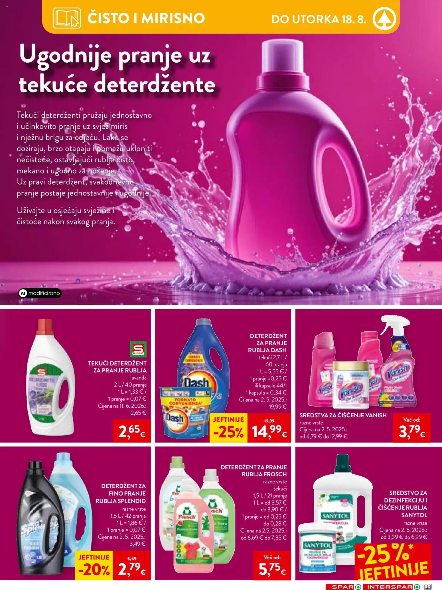 Spar katalog akcija strana 27 – vrijedi od 4.8. do 11.8.2026.