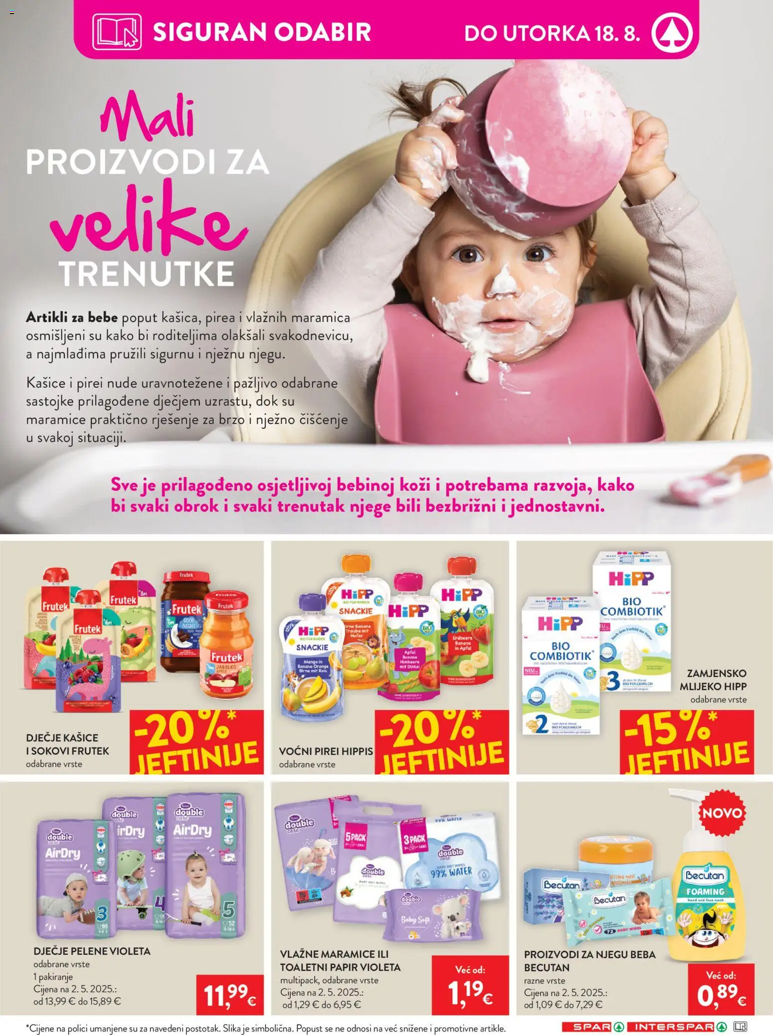Spar katalog akcija strana 28 – vrijedi od 12.8. do 18.8.2026.