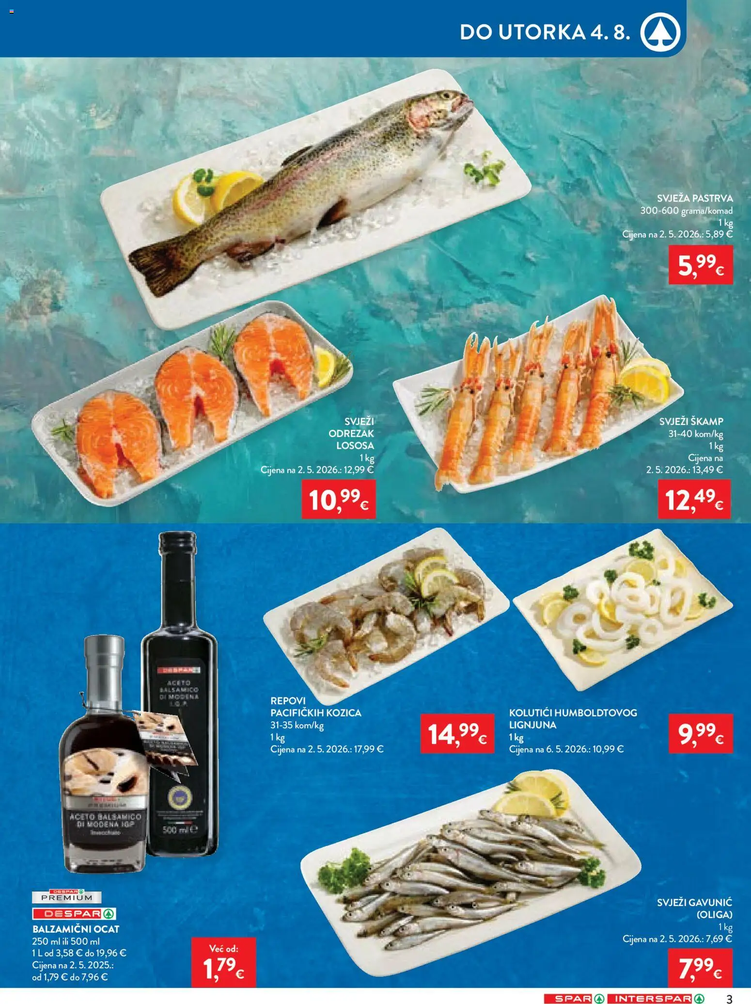 Spar katalog akcija strana 3 – vrijedi od 29.7. do 4.8.2026.