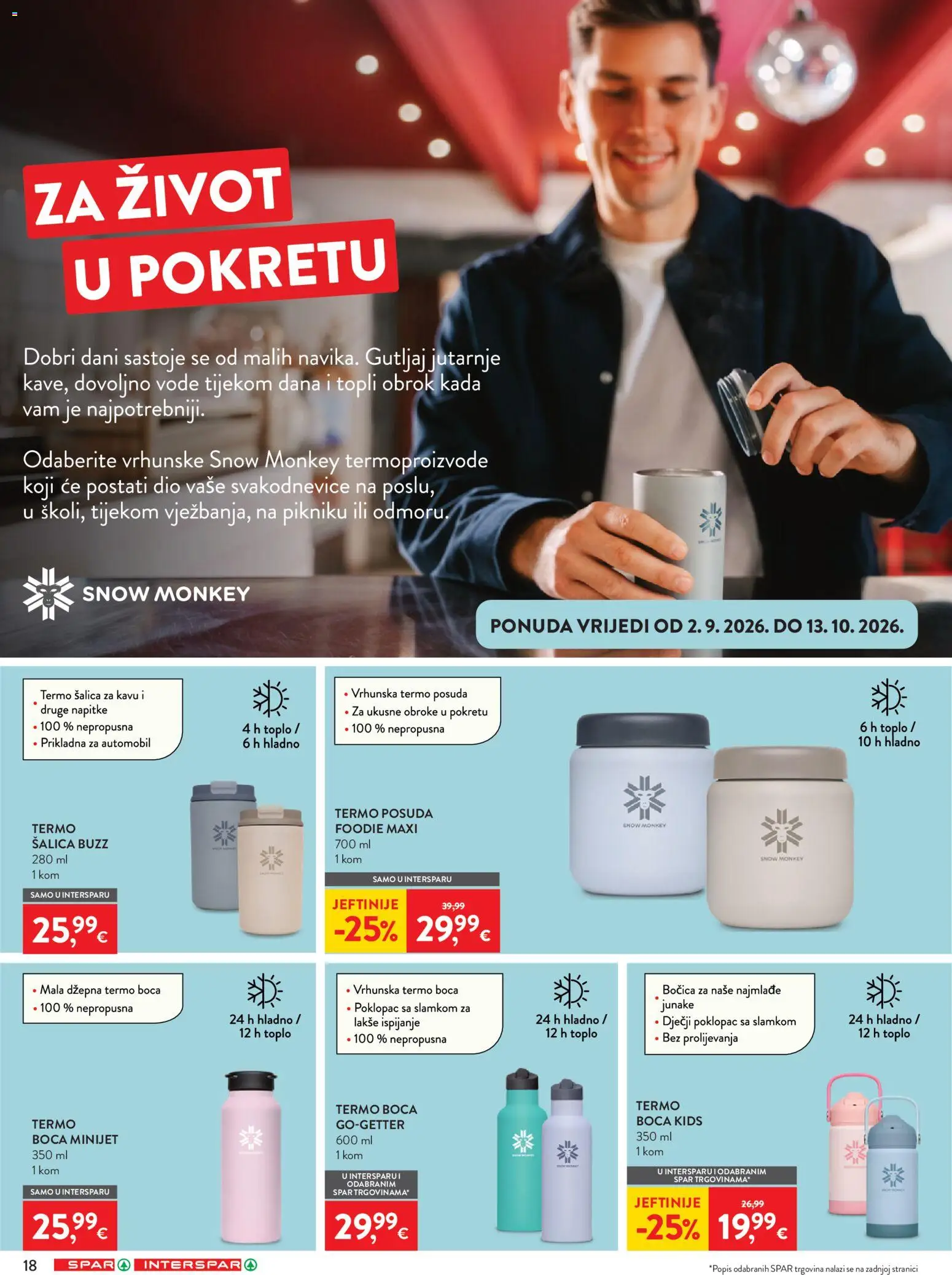Spar katalog akcija strana 30 – vrijedi od 2.9. do 8.9.2026.