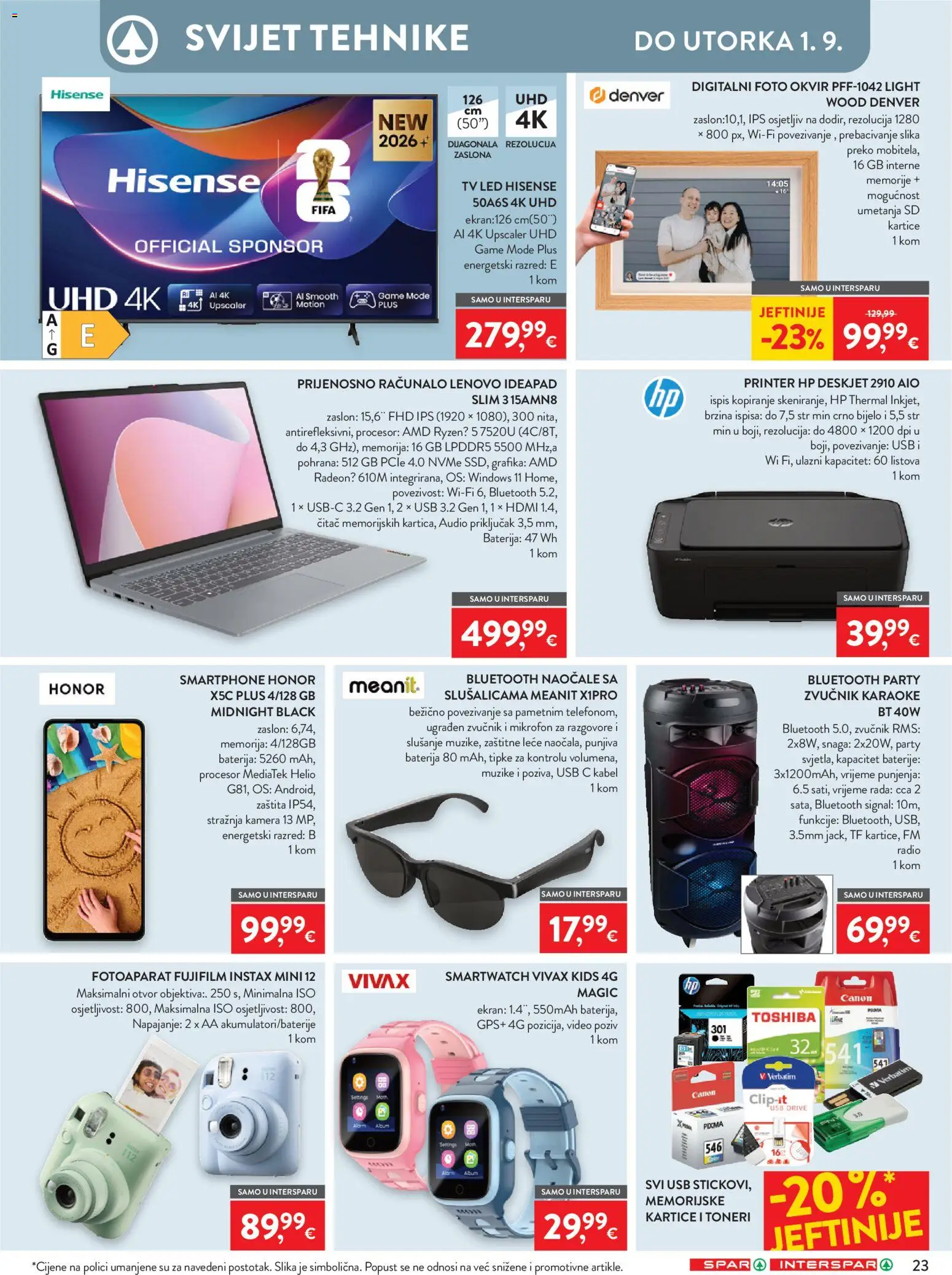 Spar katalog akcija strana 38 – vrijedi od 19.8. do 25.8.2026.