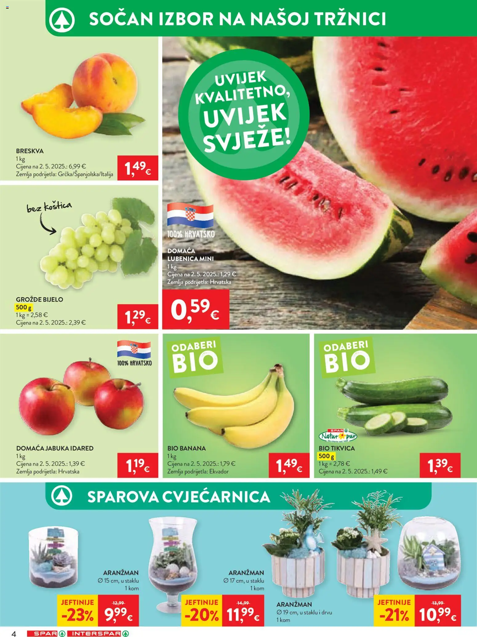 Spar katalog akcija strana 4 – vrijedi od 29.7. do 4.8.2026.