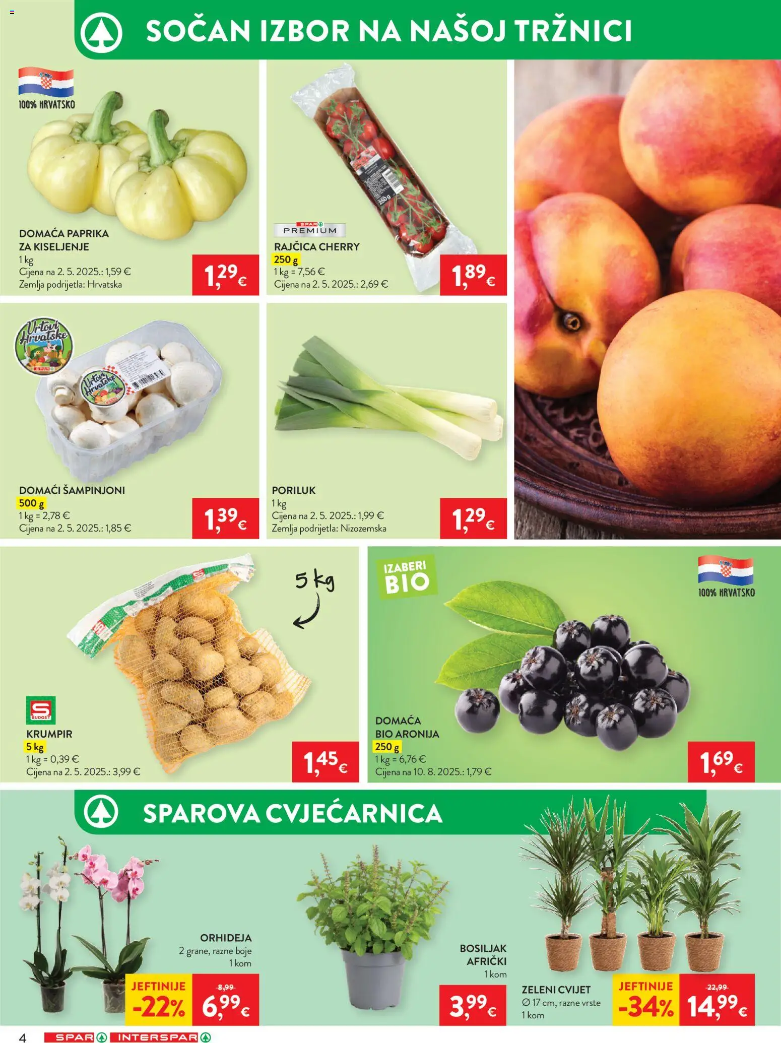 Spar katalog akcija strana 4 – vrijedi od 19.8. do 25.8.2026.