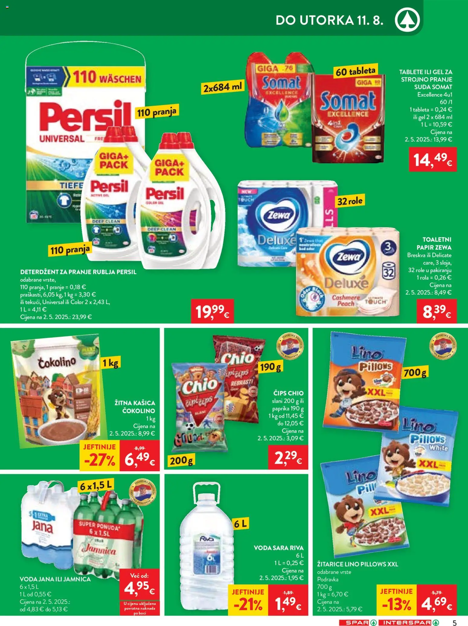 Spar katalog akcija strana 5 – vrijedi od 4.8. do 11.8.2026.