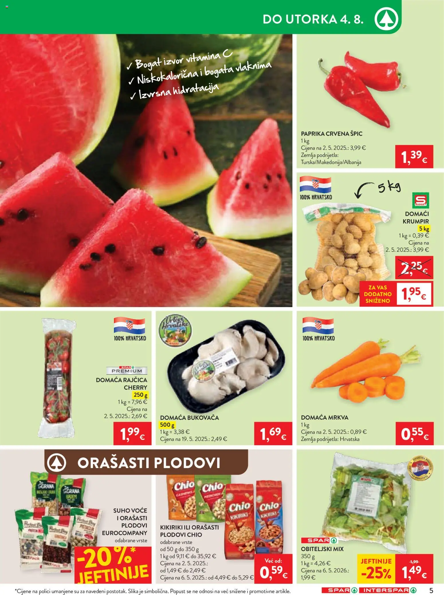 Spar katalog akcija strana 5 – vrijedi od 29.7. do 4.8.2026.