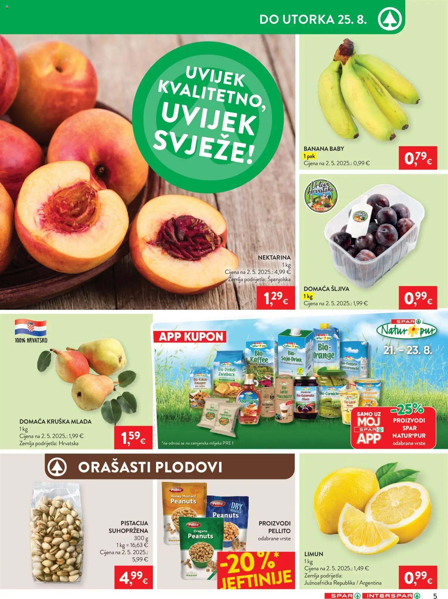 Spar katalog akcija strana 5 – vrijedi od 19.8. do 25.8.2026.