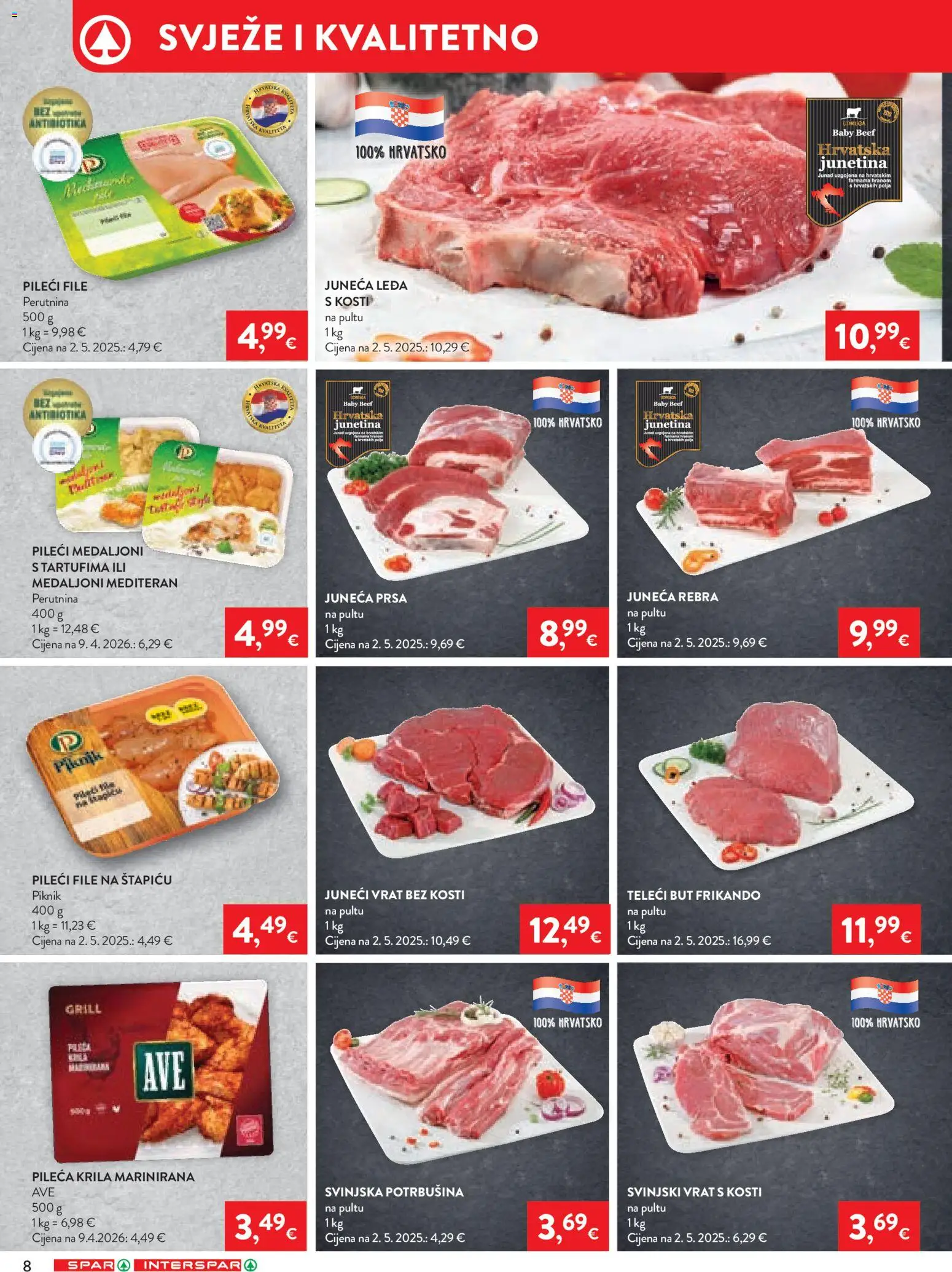 Spar katalog akcija strana 8 – vrijedi od 4.8. do 11.8.2026.