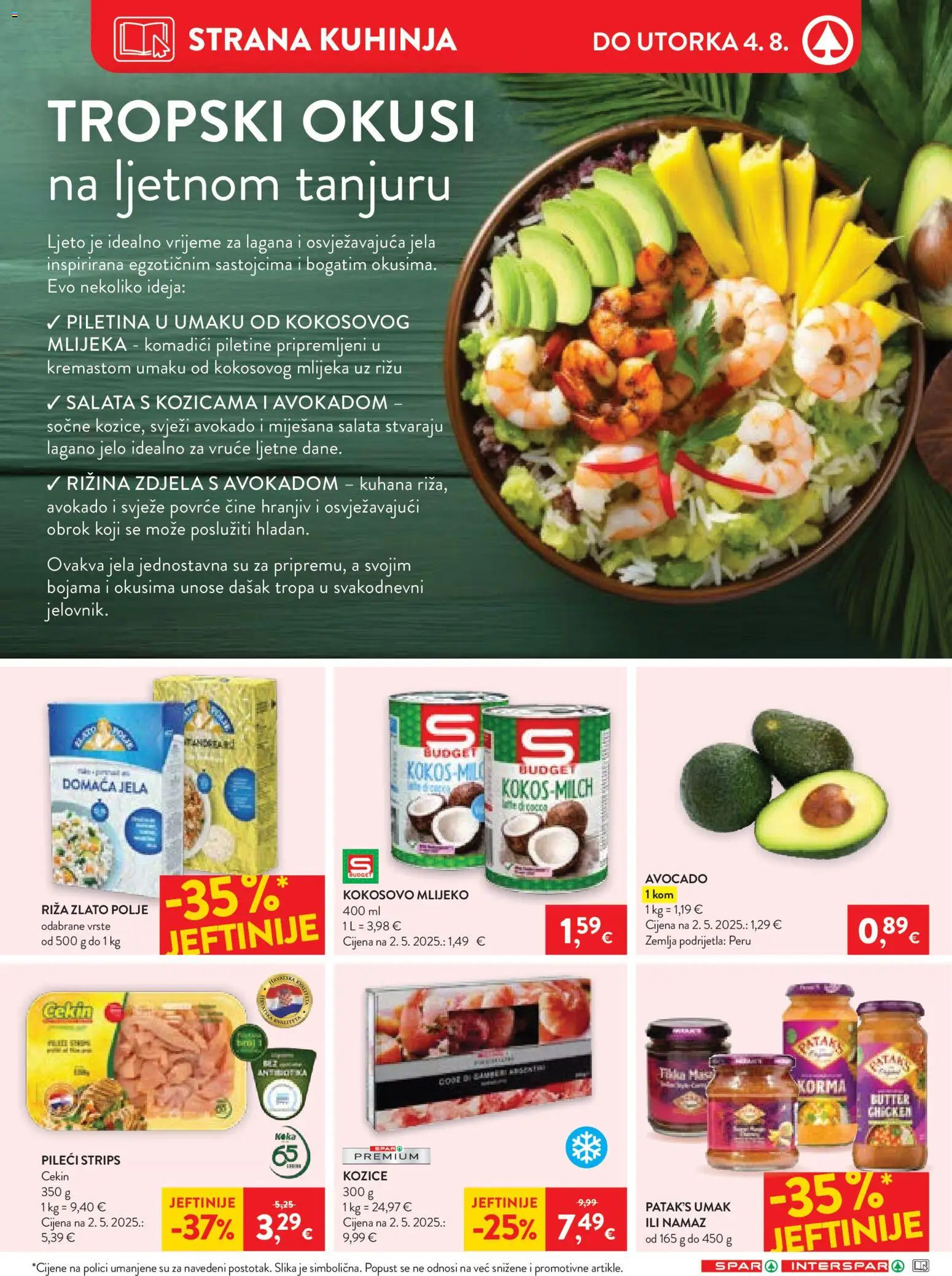 Spar katalog akcija strana 8 – vrijedi od 29.7. do 4.8.2026.