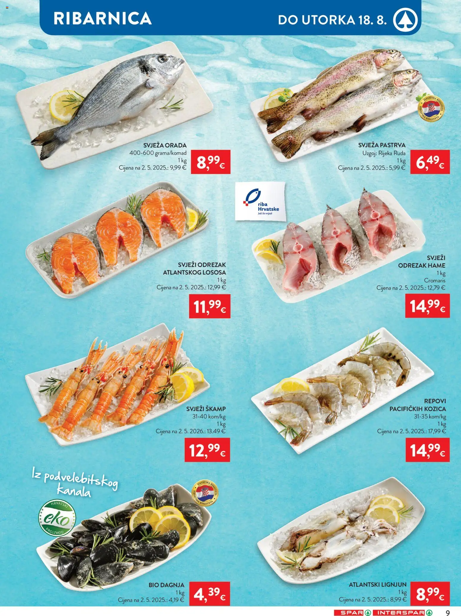 Spar katalog akcija strana 9 – vrijedi od 12.8. do 18.8.2026.
