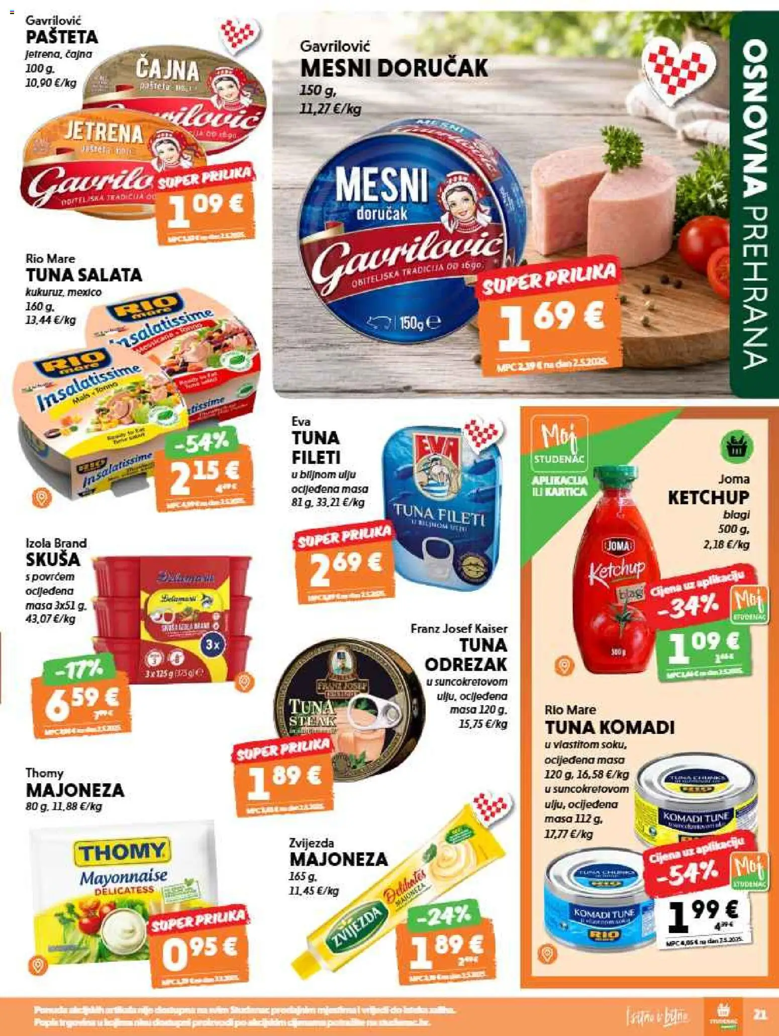 Studenac katalog akcija strana 21 – vrijedi od 26.8. do 8.9.2026.