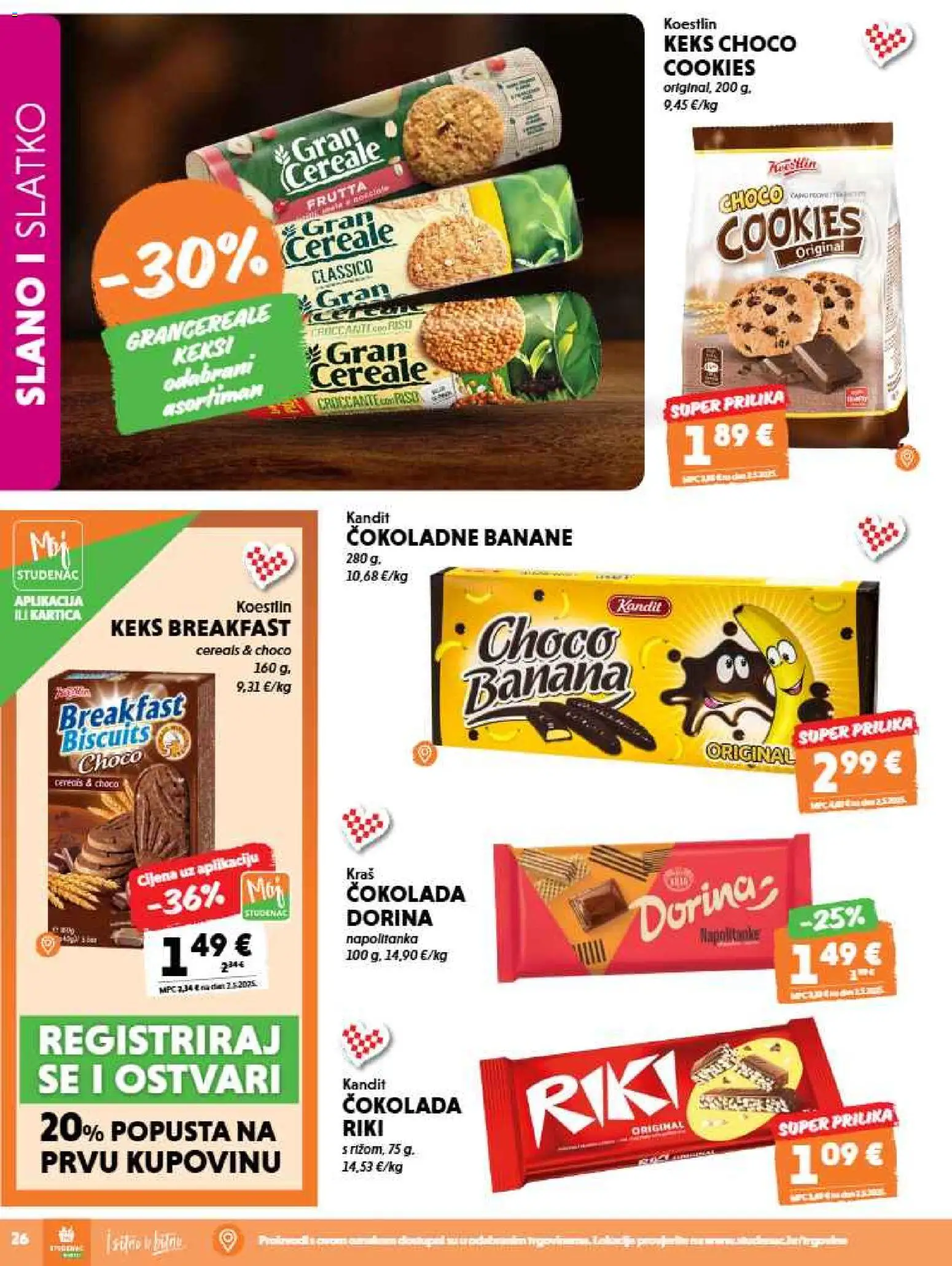 Studenac katalog akcija strana 26 – vrijedi od 26.8. do 8.9.2026.