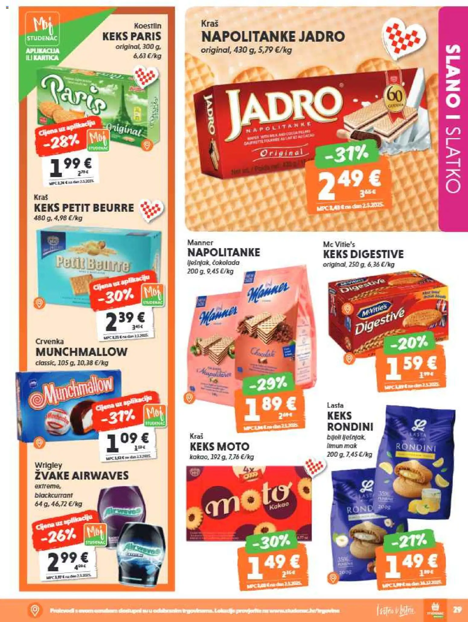Studenac katalog akcija strana 29 – vrijedi od 29.7. do 11.8.2026.