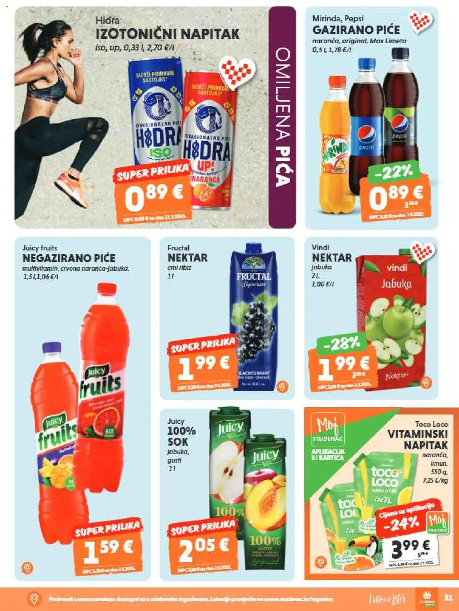 Studenac katalog akcija strana 31 – vrijedi od 29.7. do 11.8.2026.