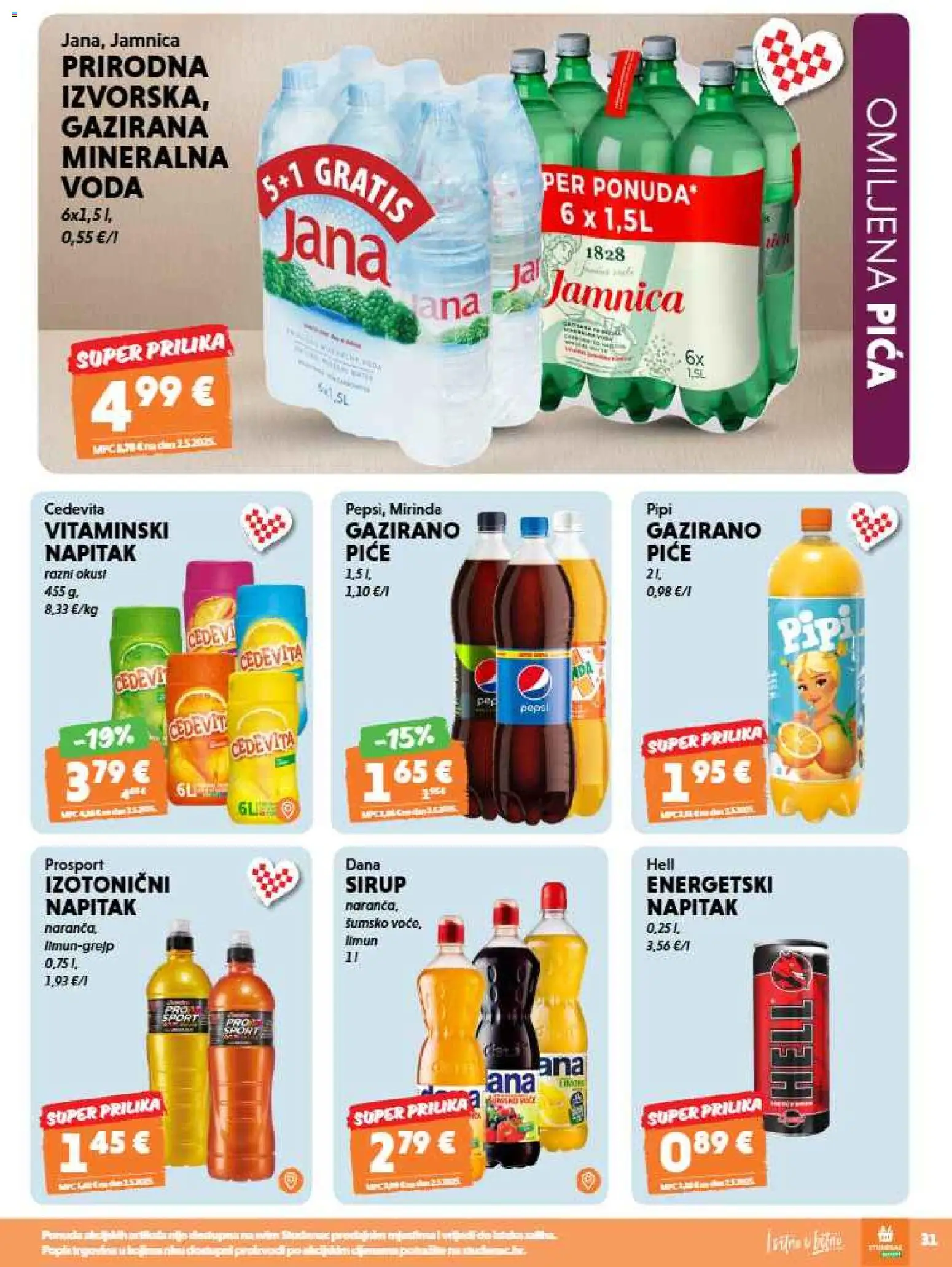 Studenac katalog akcija strana 31 – vrijedi od 26.8. do 8.9.2026.