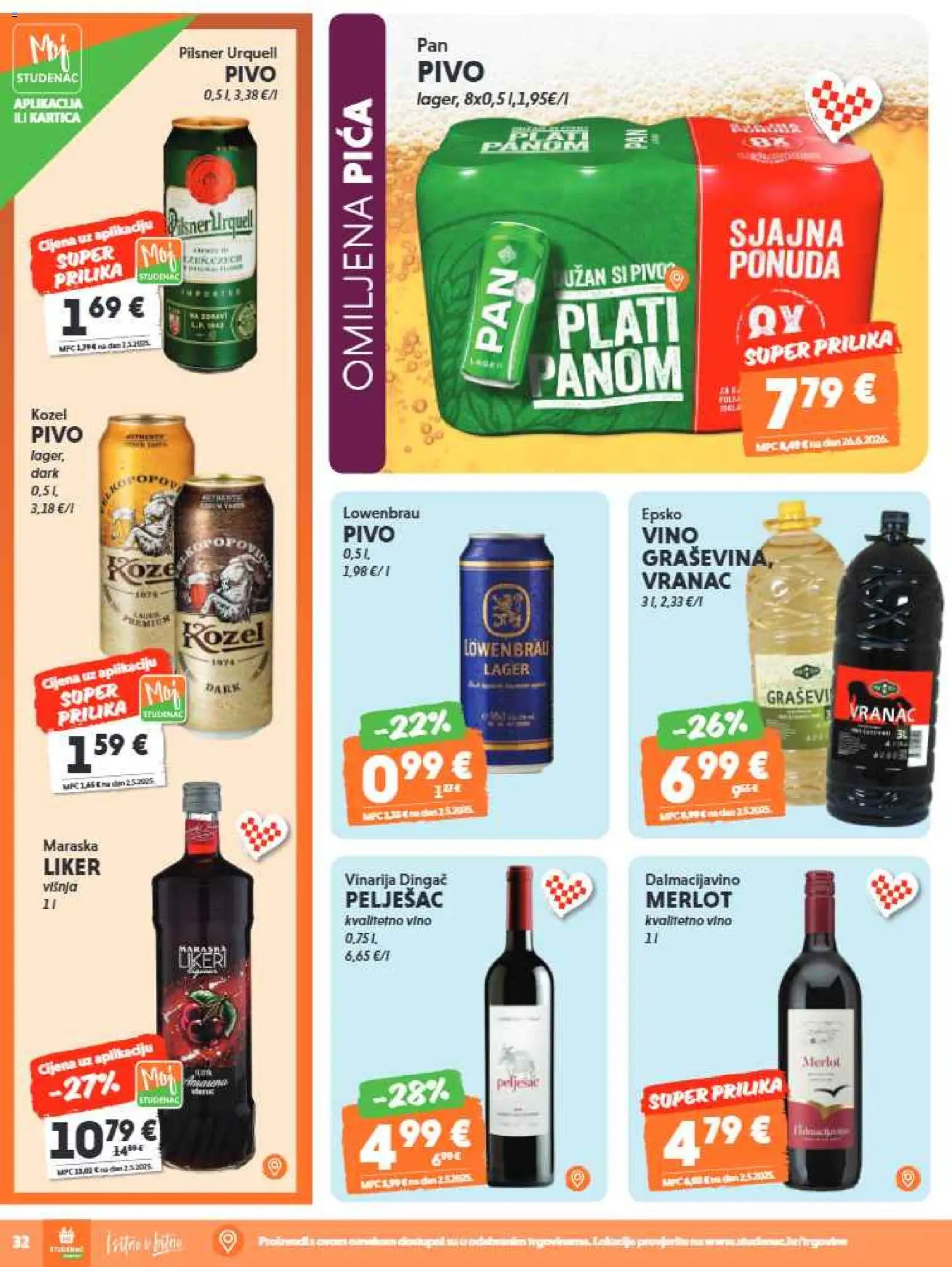 Studenac katalog akcija strana 32 – vrijedi od 29.7. do 11.8.2026.