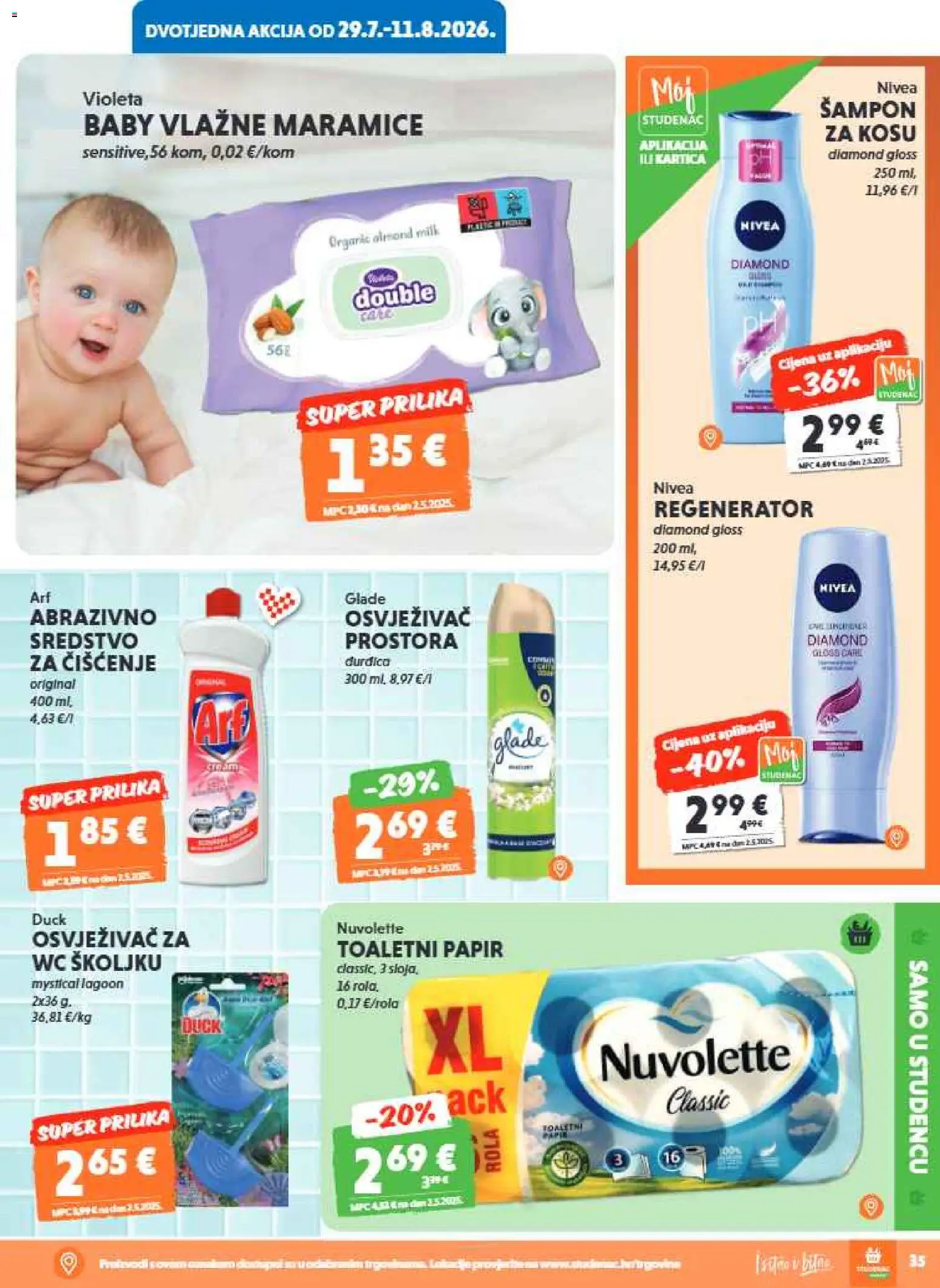Studenac katalog akcija strana 35 – vrijedi od 29.7. do 11.8.2026.