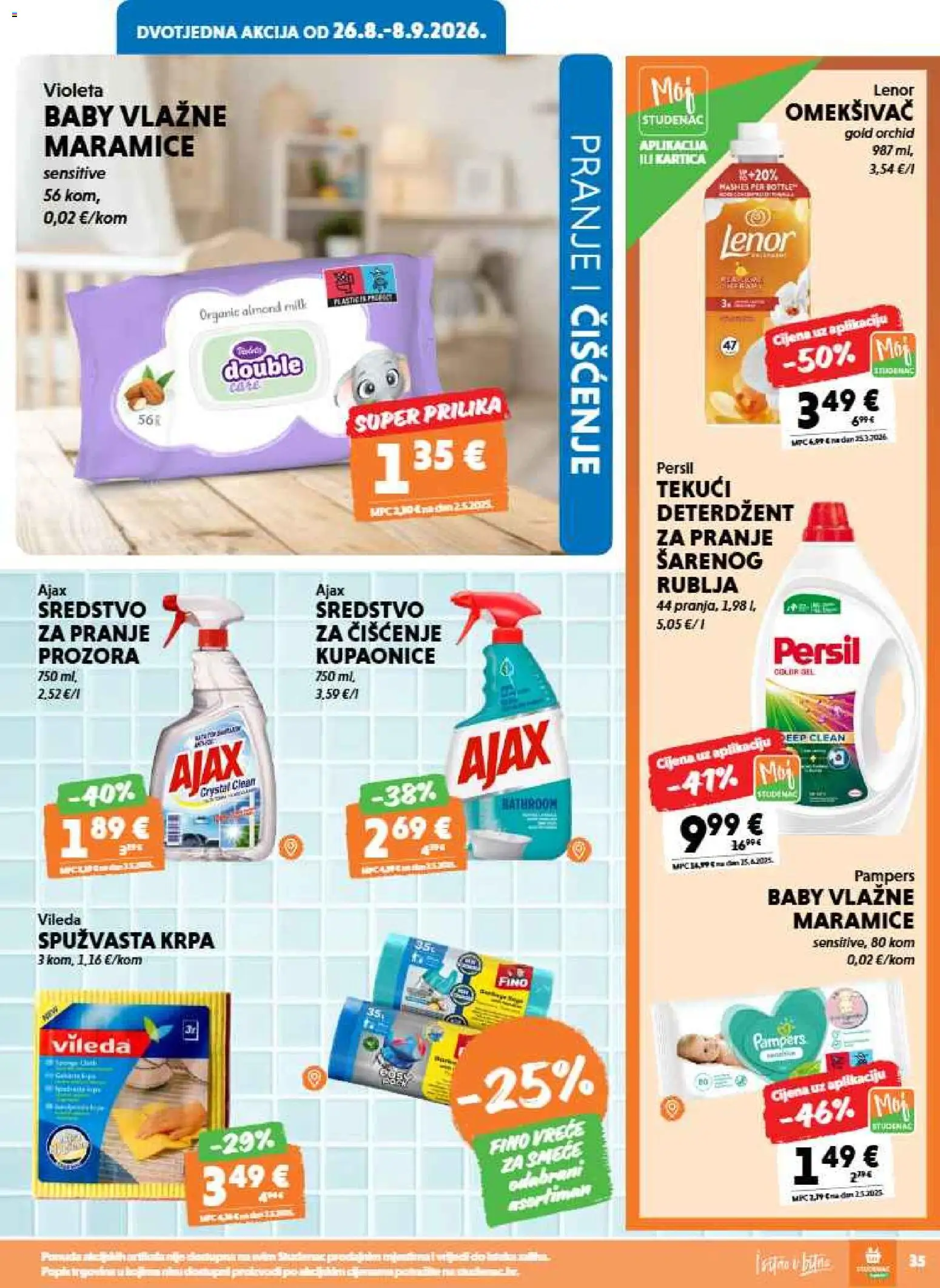 Studenac katalog akcija strana 35 – vrijedi od 26.8. do 8.9.2026.