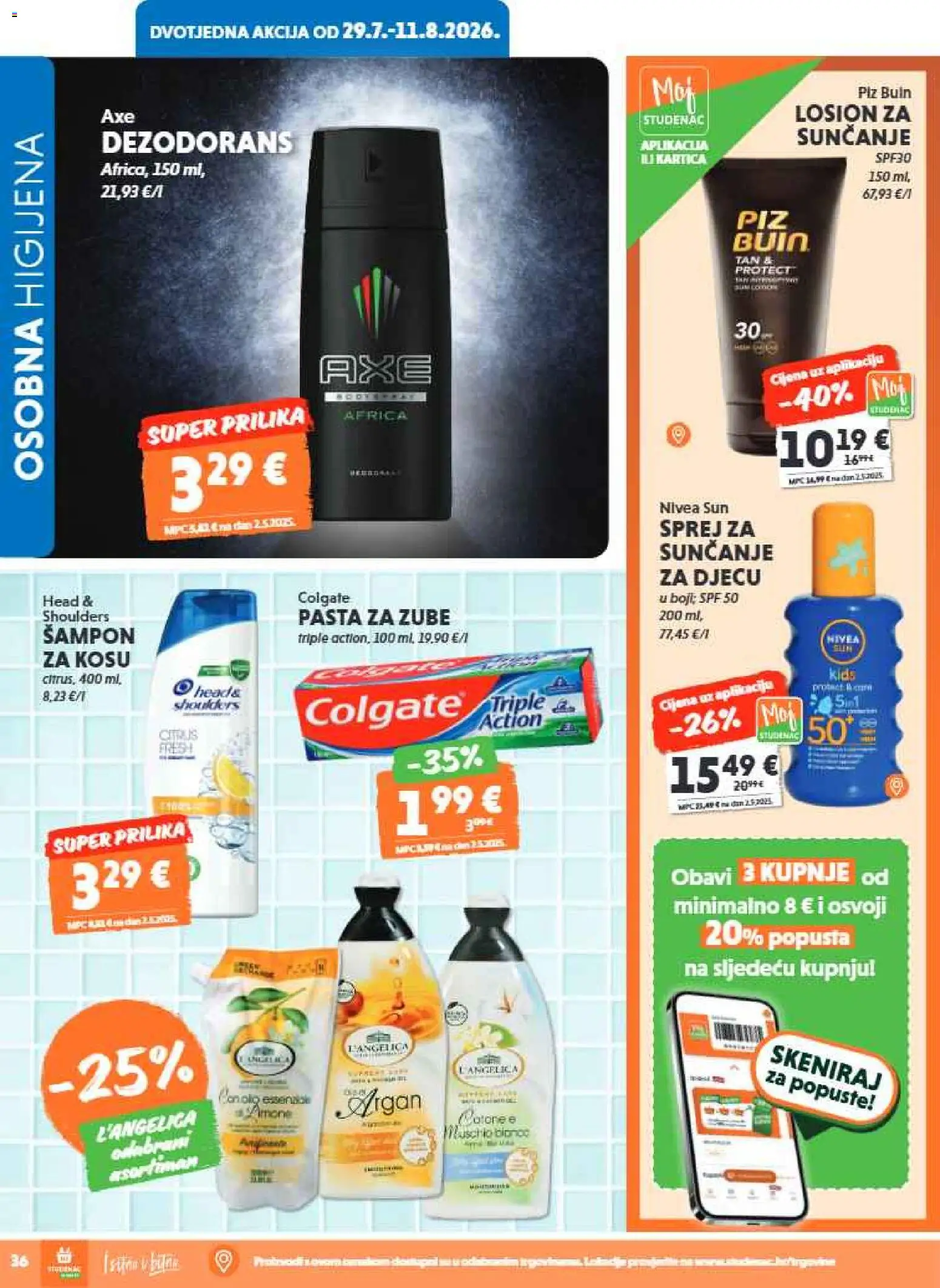 Studenac katalog akcija strana 36 – vrijedi od 29.7. do 11.8.2026.
