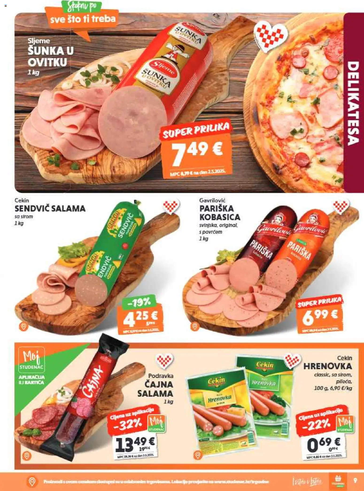 Studenac katalog akcija strana 9 – vrijedi od 29.7. do 11.8.2026.