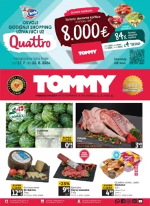 Tommy katalog akcija strana 1 – vrijedi od 6.8. do 12.8.2026.