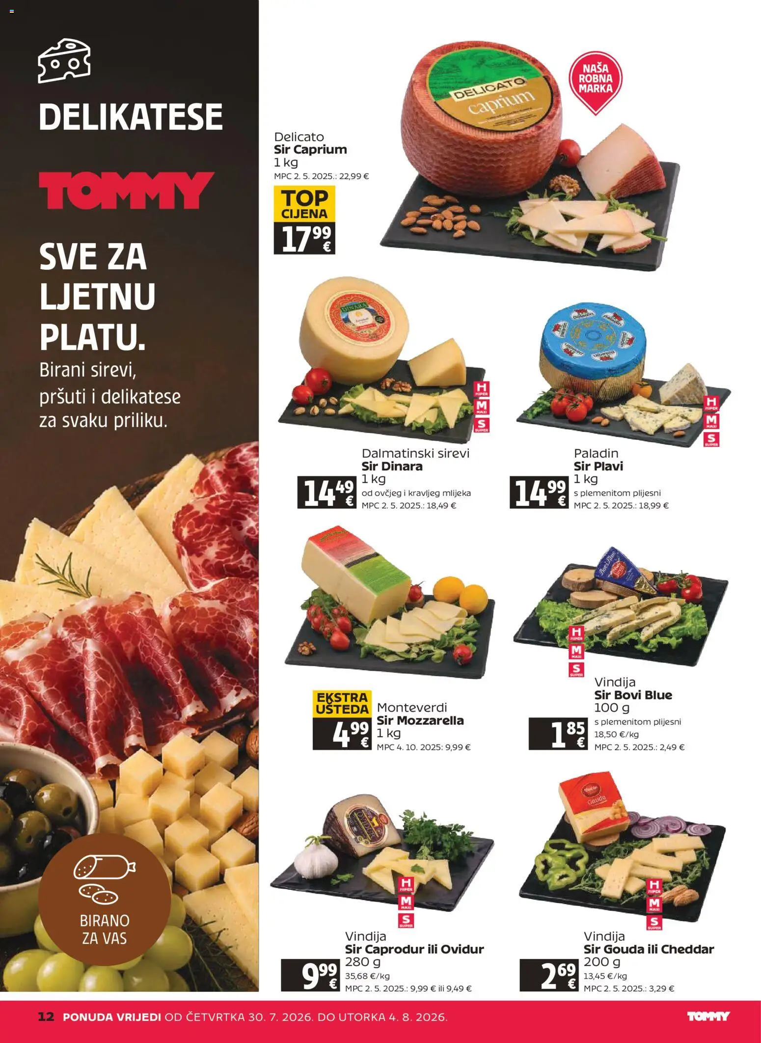 Tommy katalog akcija strana 12 – vrijedi od 30.7. do 4.8.2026.