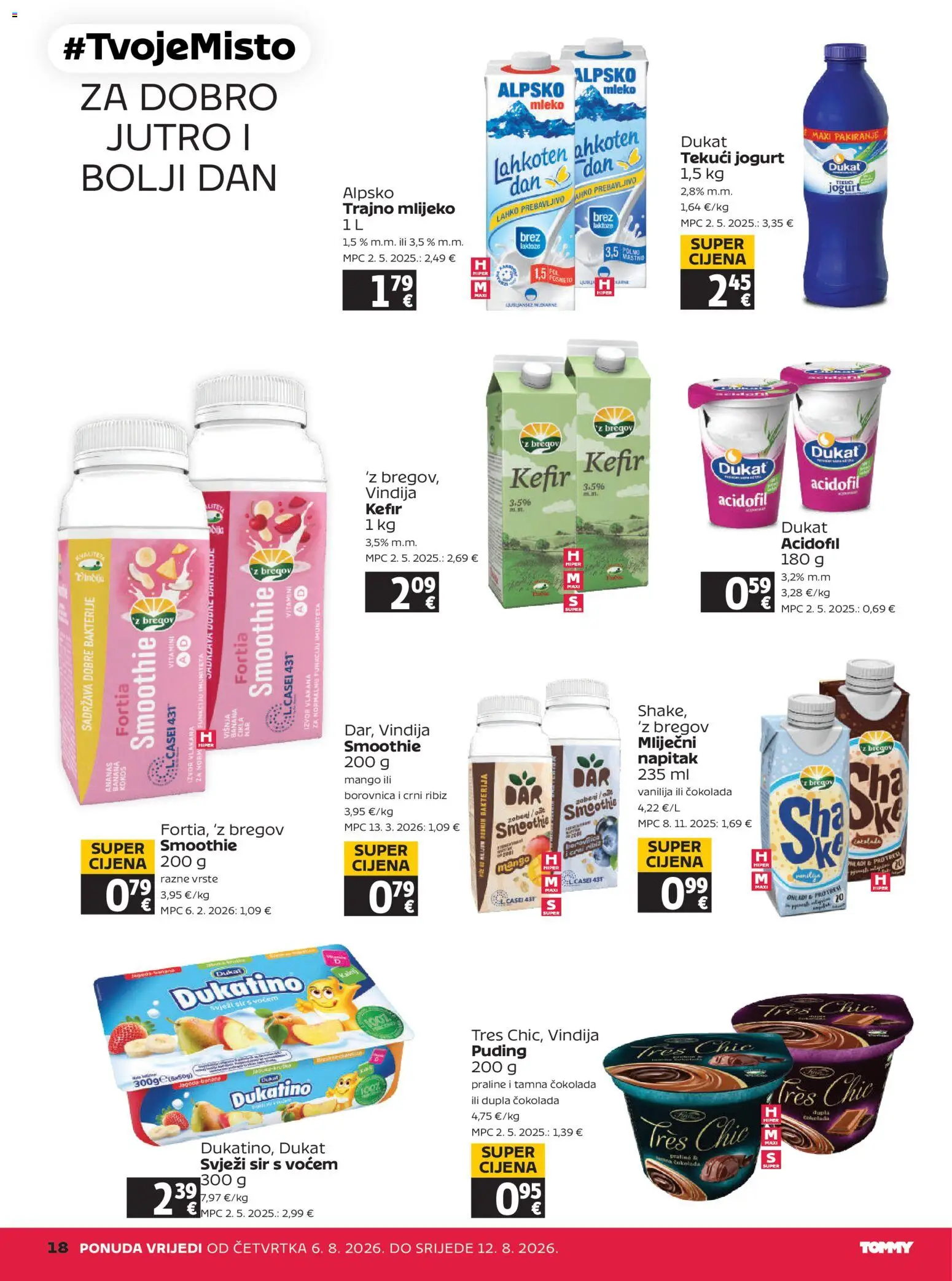 Tommy katalog akcija strana 18 – vrijedi od 6.8. do 12.8.2026.