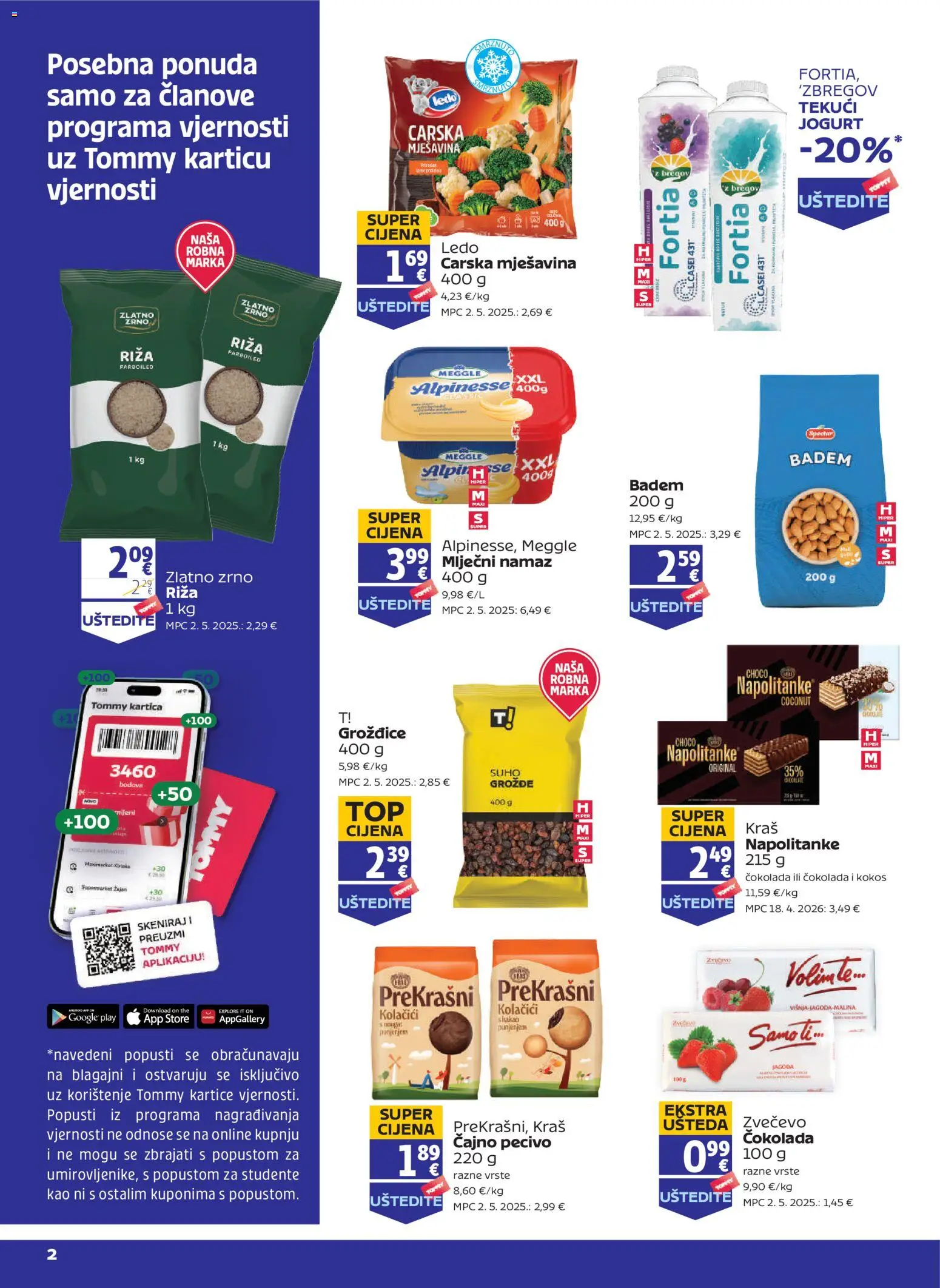Tommy katalog akcija strana 2 – vrijedi od 6.8. do 12.8.2026.