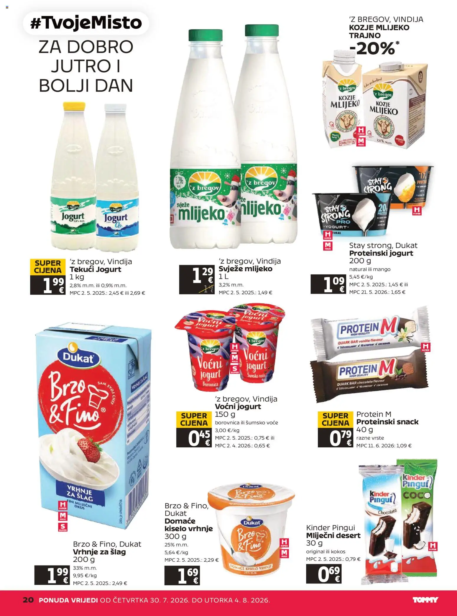 Tommy katalog akcija strana 20 – vrijedi od 30.7. do 4.8.2026.