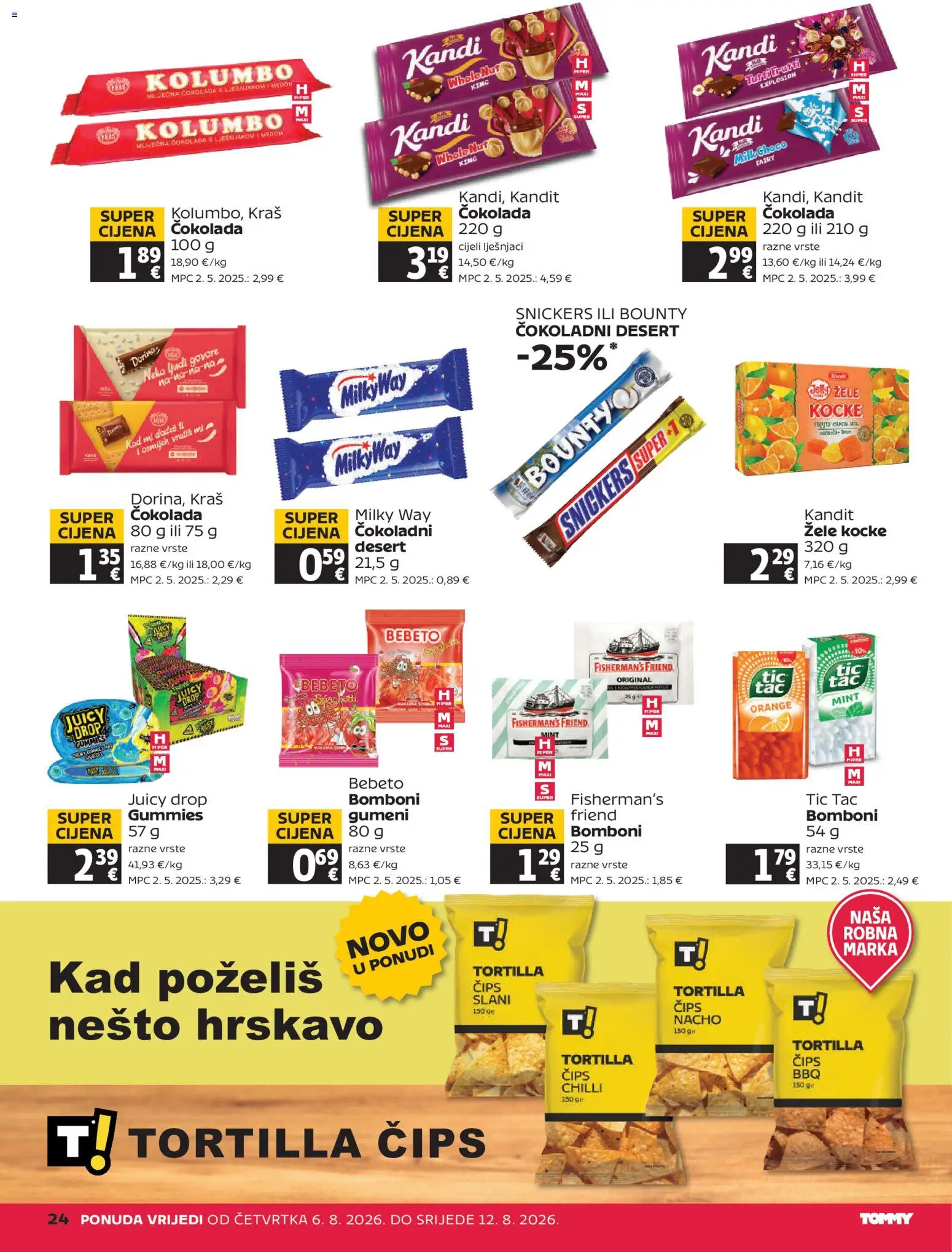 Tommy katalog akcija strana 24 – vrijedi od 6.8. do 12.8.2026.