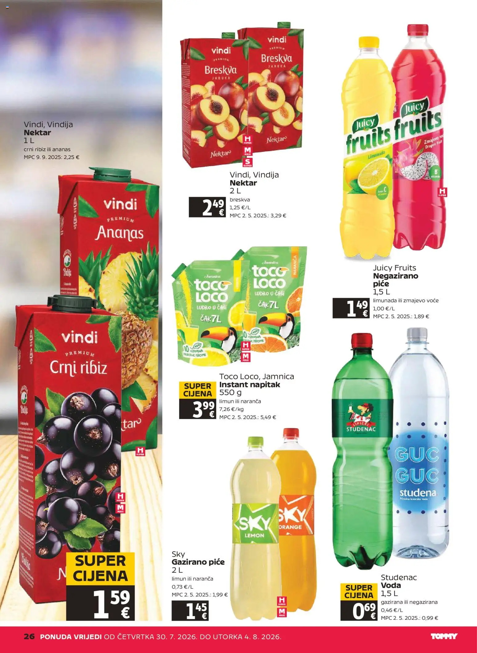 Tommy katalog akcija strana 26 – vrijedi od 30.7. do 4.8.2026.