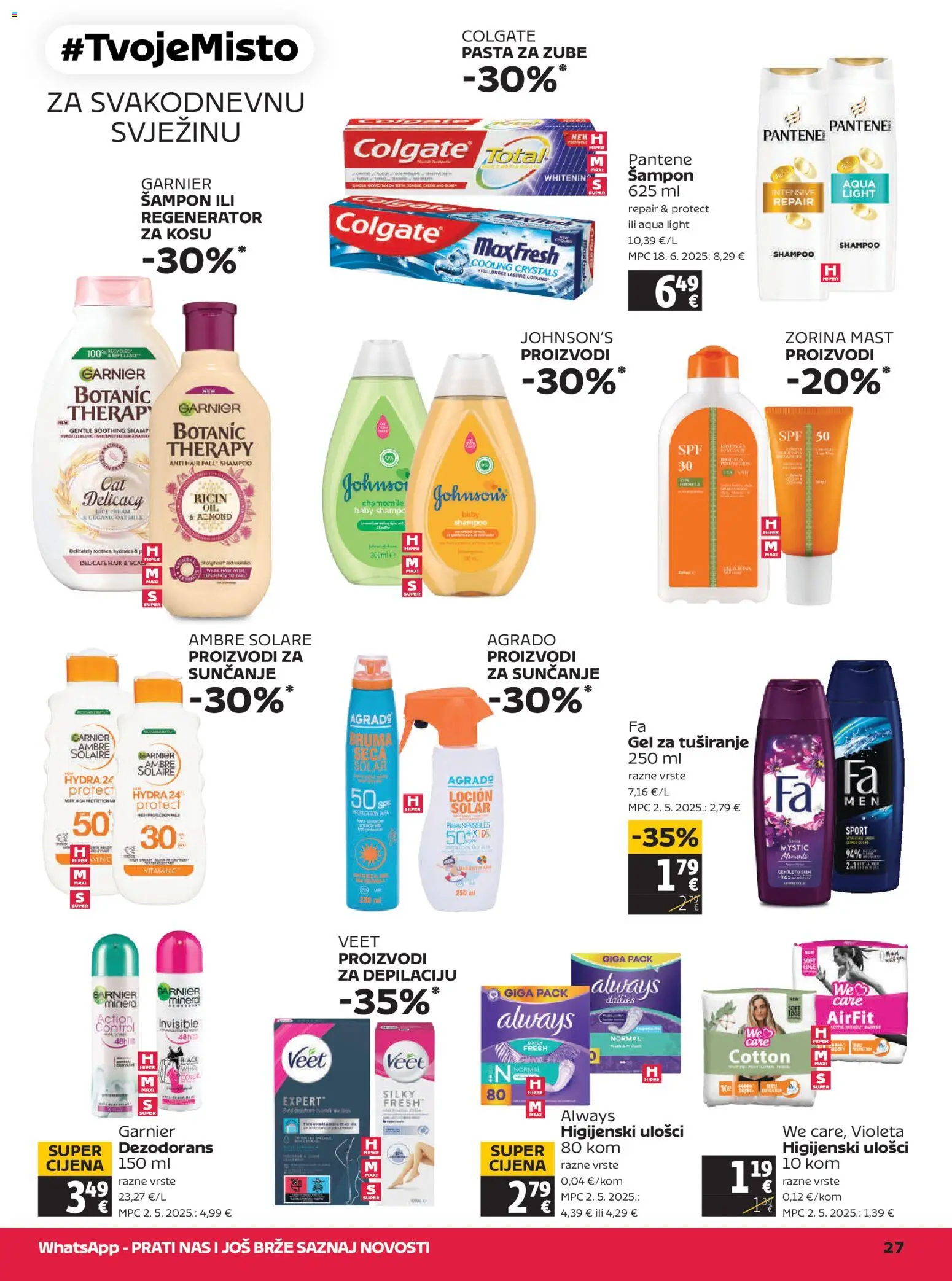 Tommy katalog akcija strana 27 – vrijedi od 6.8. do 12.8.2026.