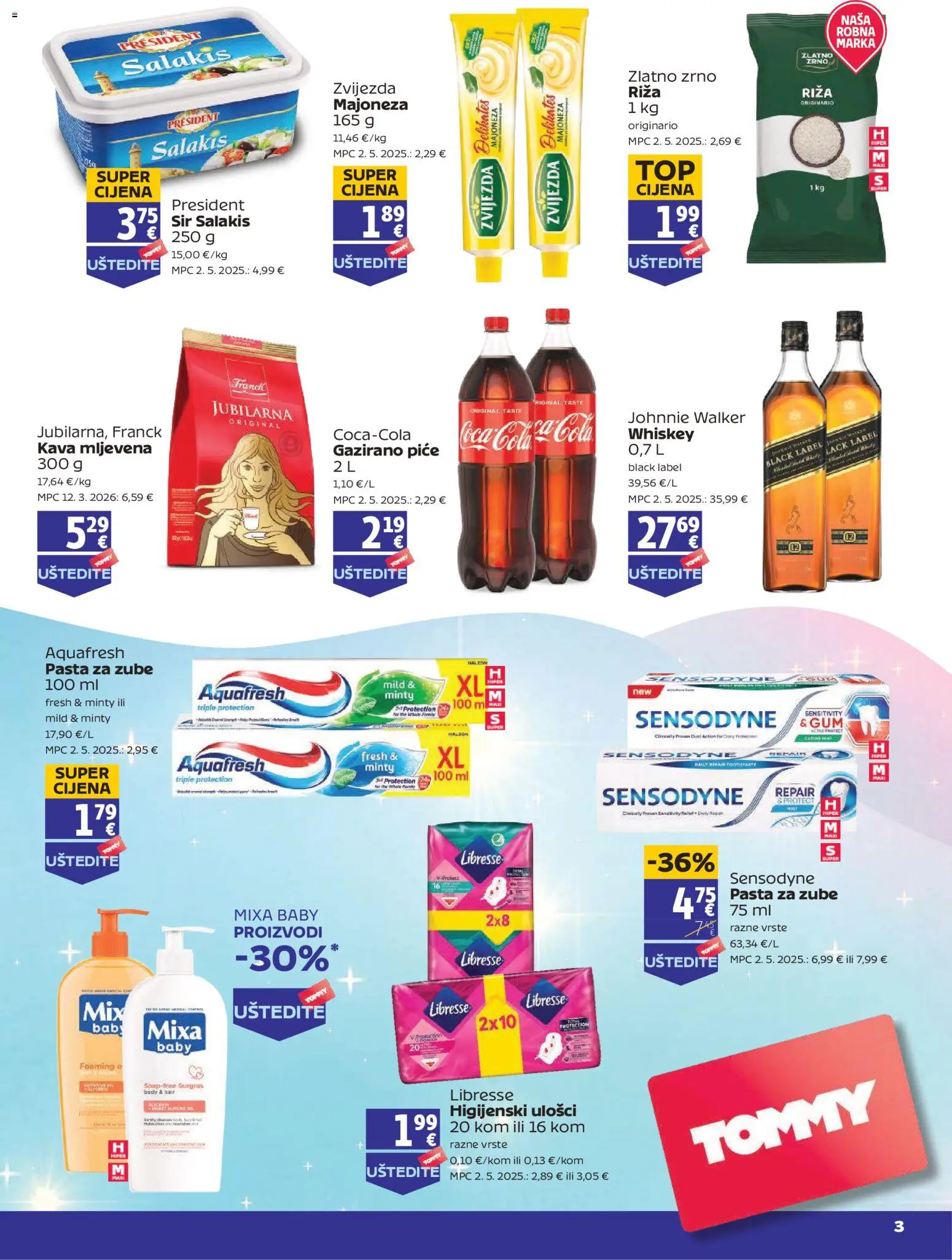 Tommy katalog akcija strana 3 – vrijedi od 30.7. do 4.8.2026.