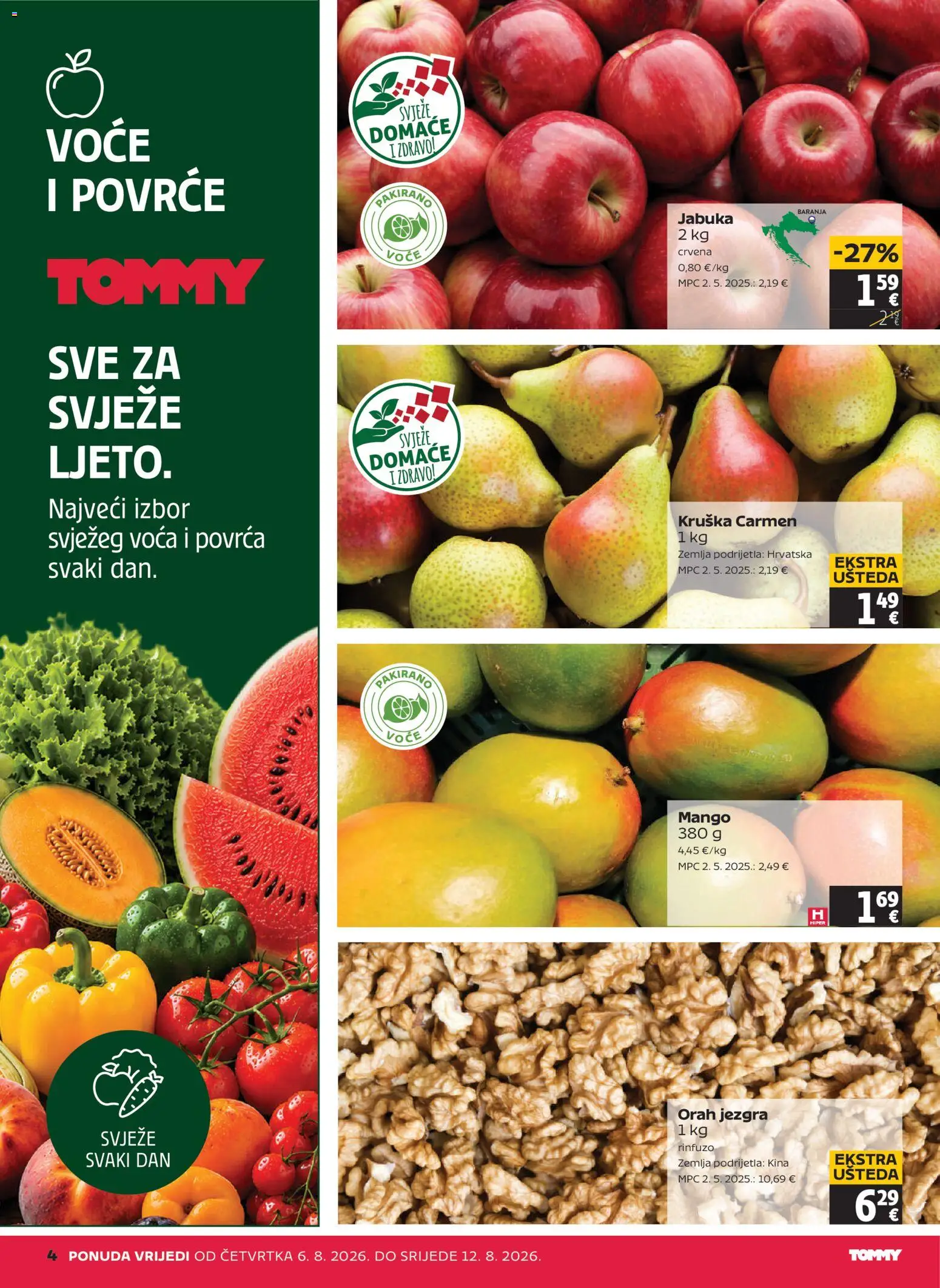 Tommy katalog akcija strana 4 – vrijedi od 6.8. do 12.8.2026.