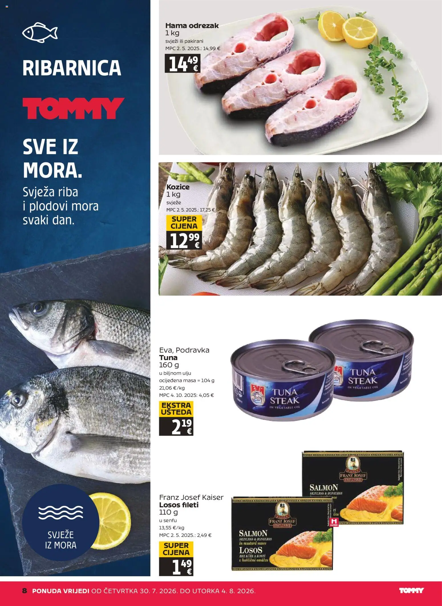 Tommy katalog akcija strana 8 – vrijedi od 30.7. do 4.8.2026.